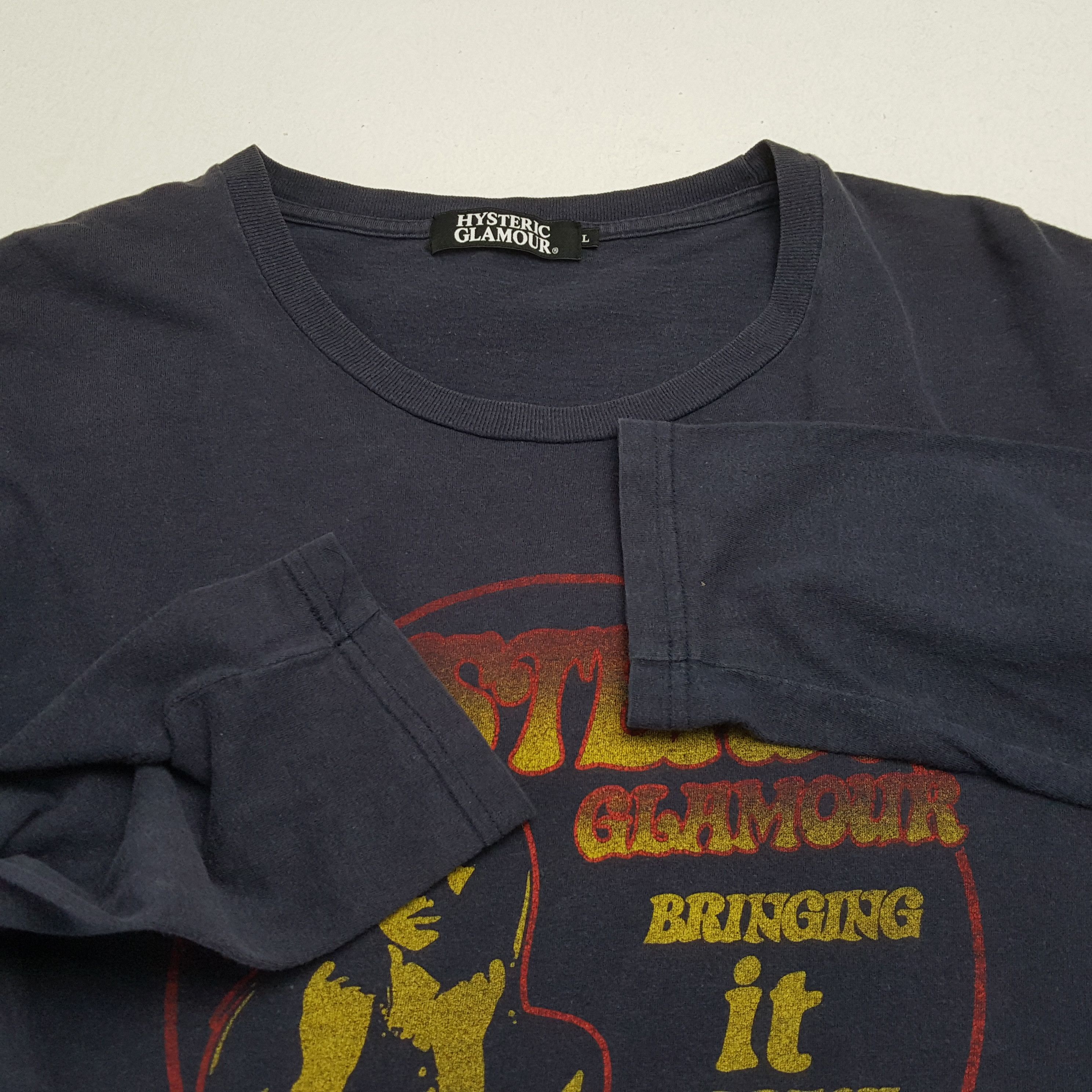 Hysteric Glamour × Japanese Brand × Vintage HYSTERIC GLAMOUR Japanese Brand Streetwear Style Tshirt Size US M / EU 48-50 / 2 - 8 Thumbnail