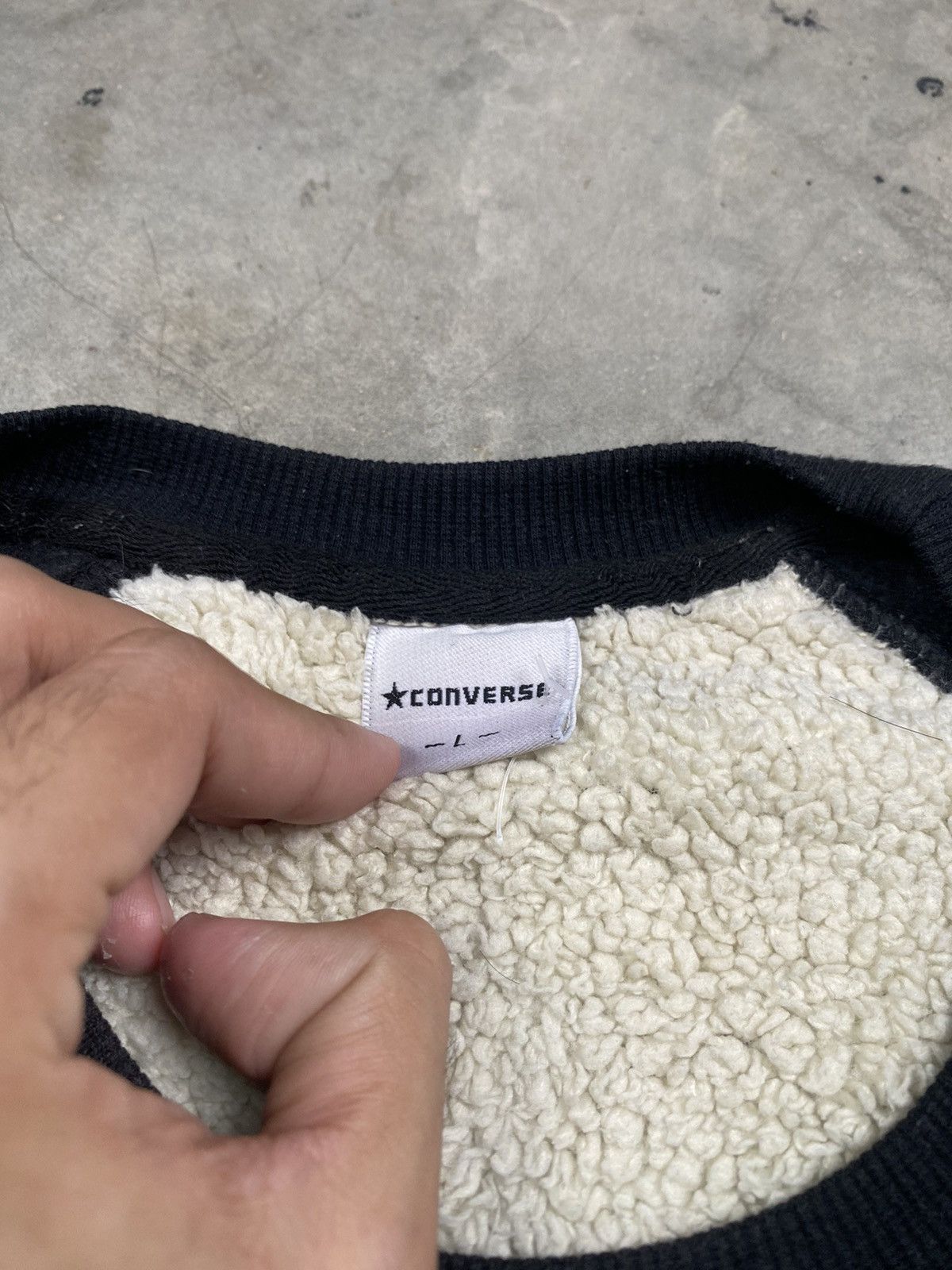 Converse × Vintage y2k Converse Sherpa Crewneck Size US M / EU 48-50 / 2 - 4 Thumbnail