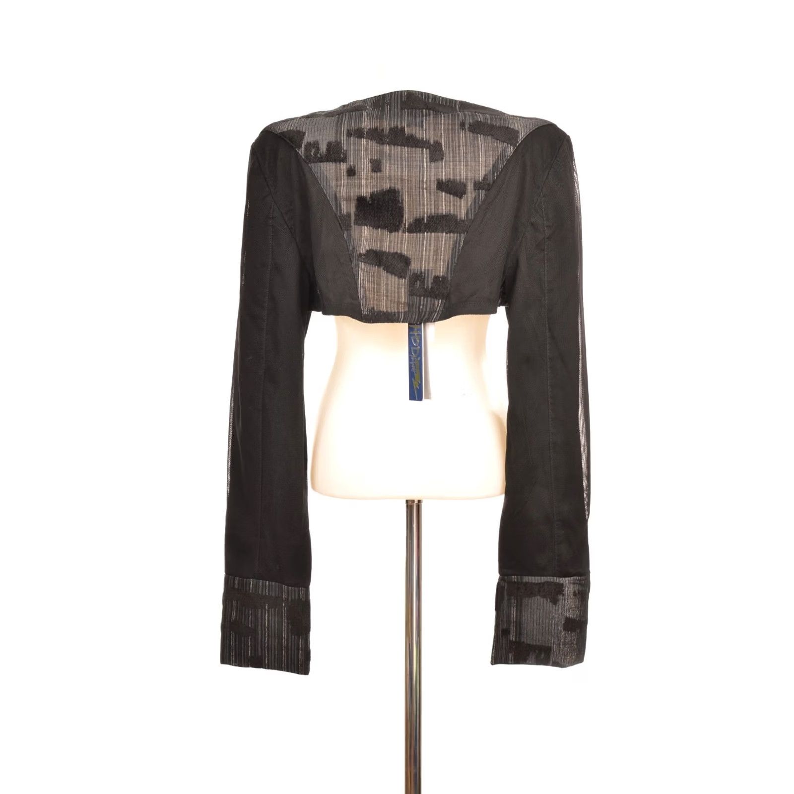 Vintage OHDD Coprispalla Vintage Bolero Top Blouse Women EU 32 Black Mens? Size XXS / US 00 / IT 34 - 3 Thumbnail