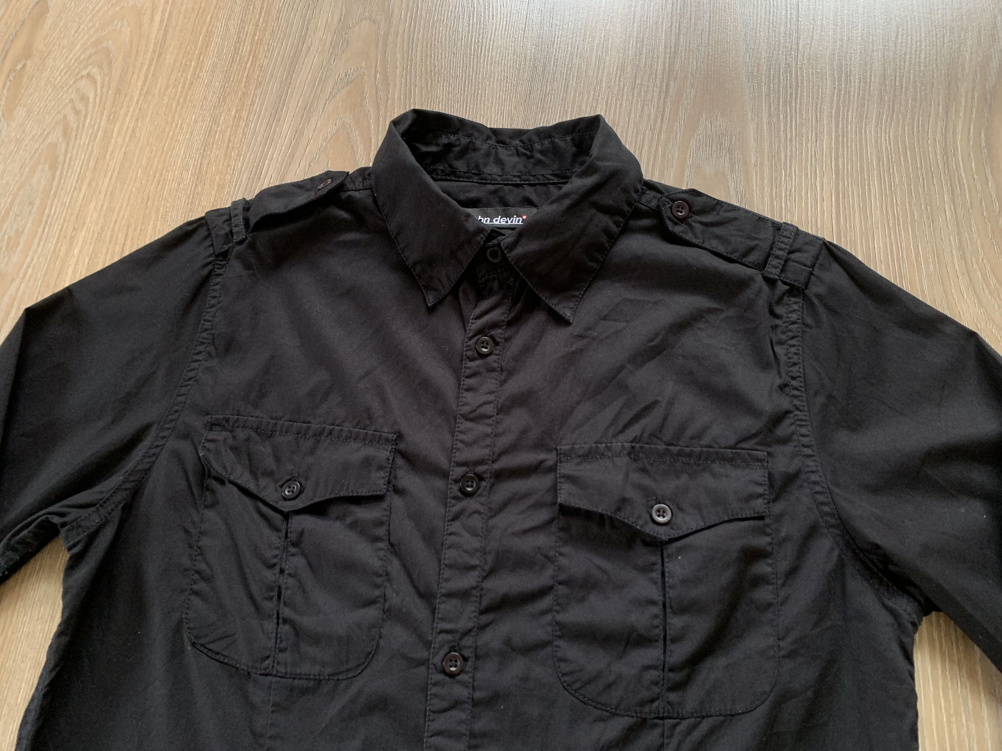 Other John Devin Cross Embrode Black Button Up Shirt Size S / US 4 / IT 40 - 4 Thumbnail