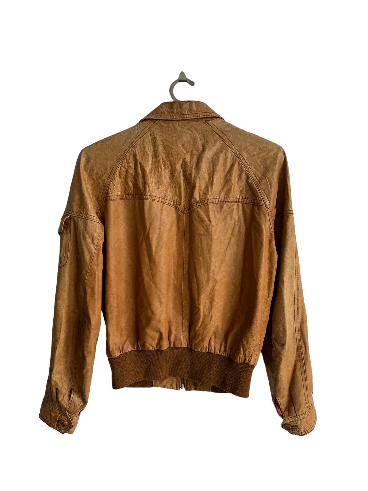 Aero Leathers 50/60s Wilson Leather Broken Horsehide Biker Leather Jacket Size US S / EU 44-46 / 1 - 6 Thumbnail