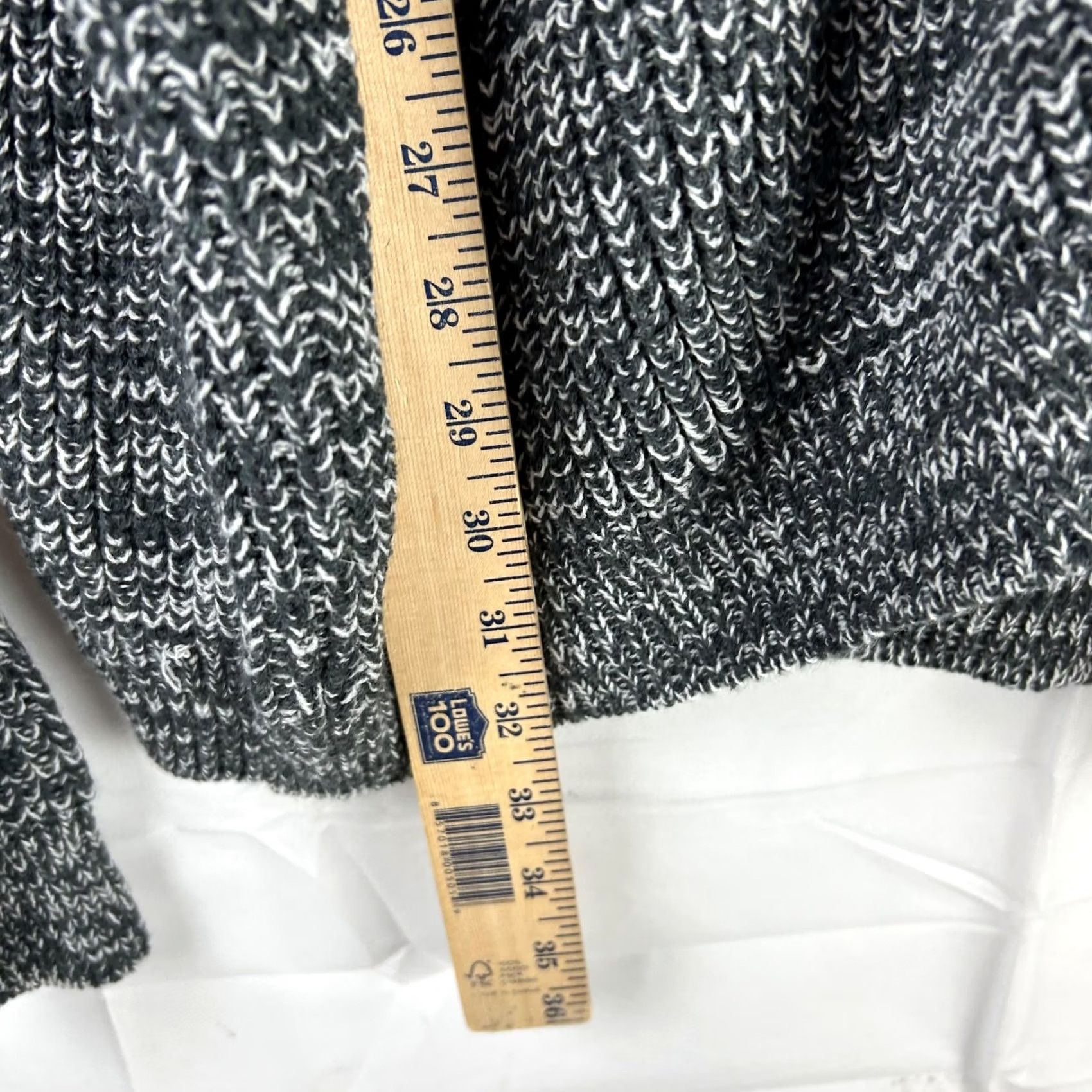 Vintage West Louis Gray Sweater Mens L Shawl Collar Cardigan Knit Button Front Oversize Size US L / EU 52-54 / 3 - 6 Thumbnail