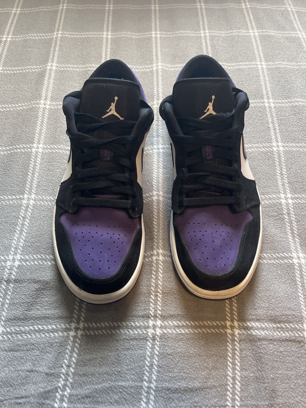 Jordan Brand Jordan 1 Low Court Purple Size US 9.5 / EU 42-43 - 3 Thumbnail
