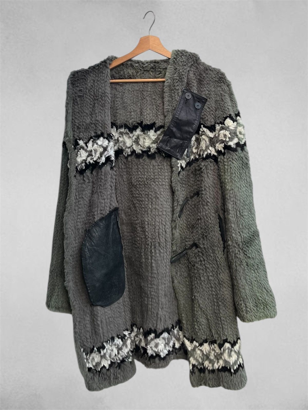 Isamu Katayama Backlash Isamu Katayama Backlash Rabbit Fur Leather Pockets Hoodie Size US M / EU 48-50 / 2 - 4 Thumbnail