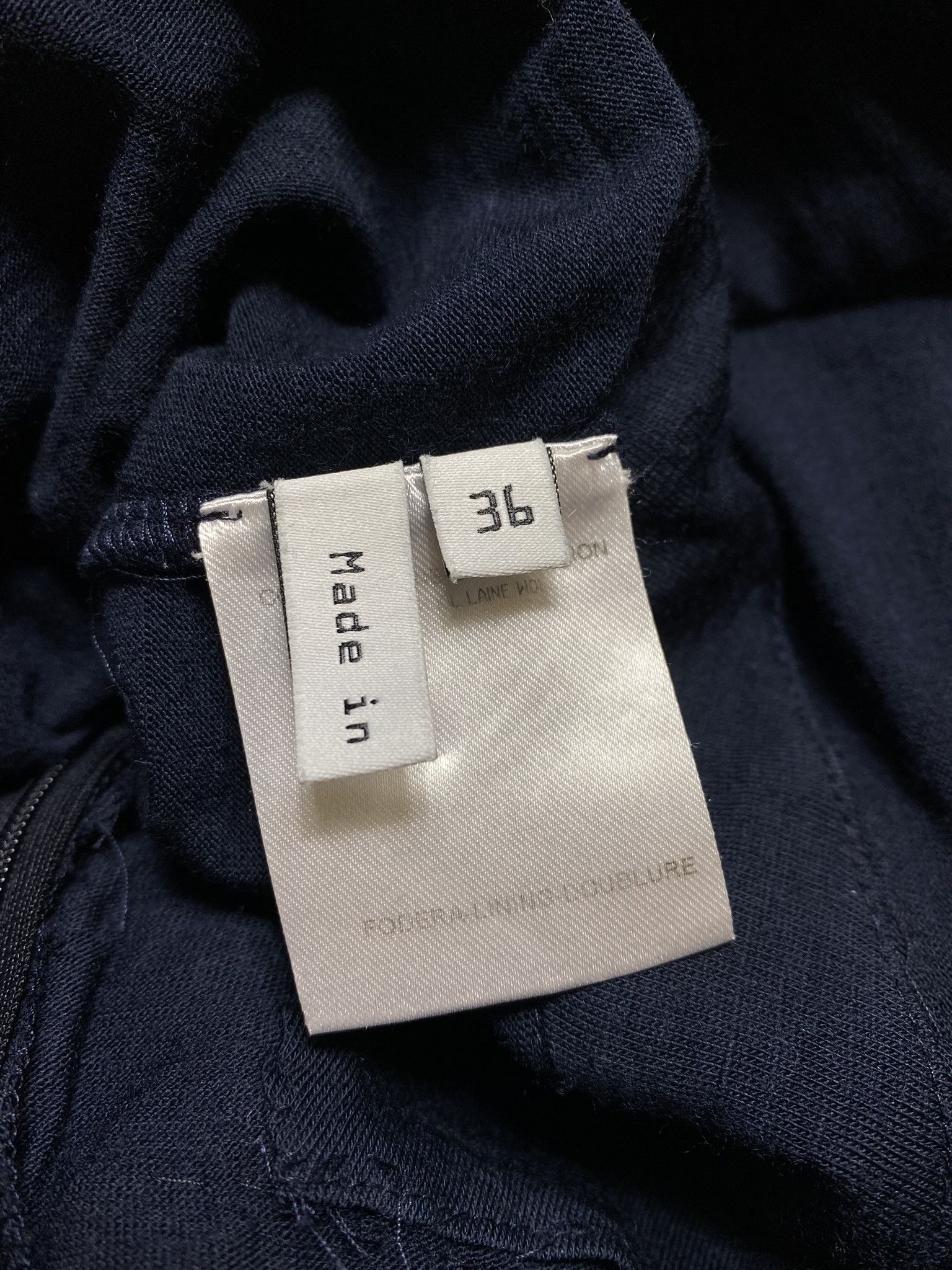 Balenciaga × Designer Balenciaga wool black luxury premium rare top tee designer Size S / US 4 / IT 40 - 3 Thumbnail