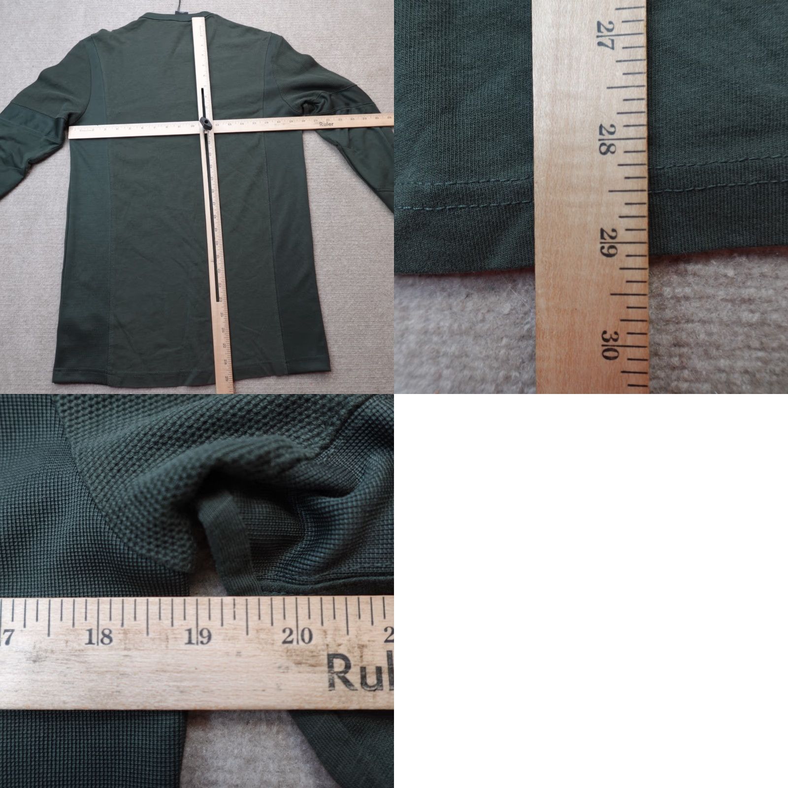 G-Star G-Star Raw Shirt XS Green Solid Motac DC Pique NEW Shirt Men XS Green Crew Neck Long Sleeve Cotton 100% DC Motac Solid T-Shirt Size US XS / EU 42 / 0 - 8 Thumbnail