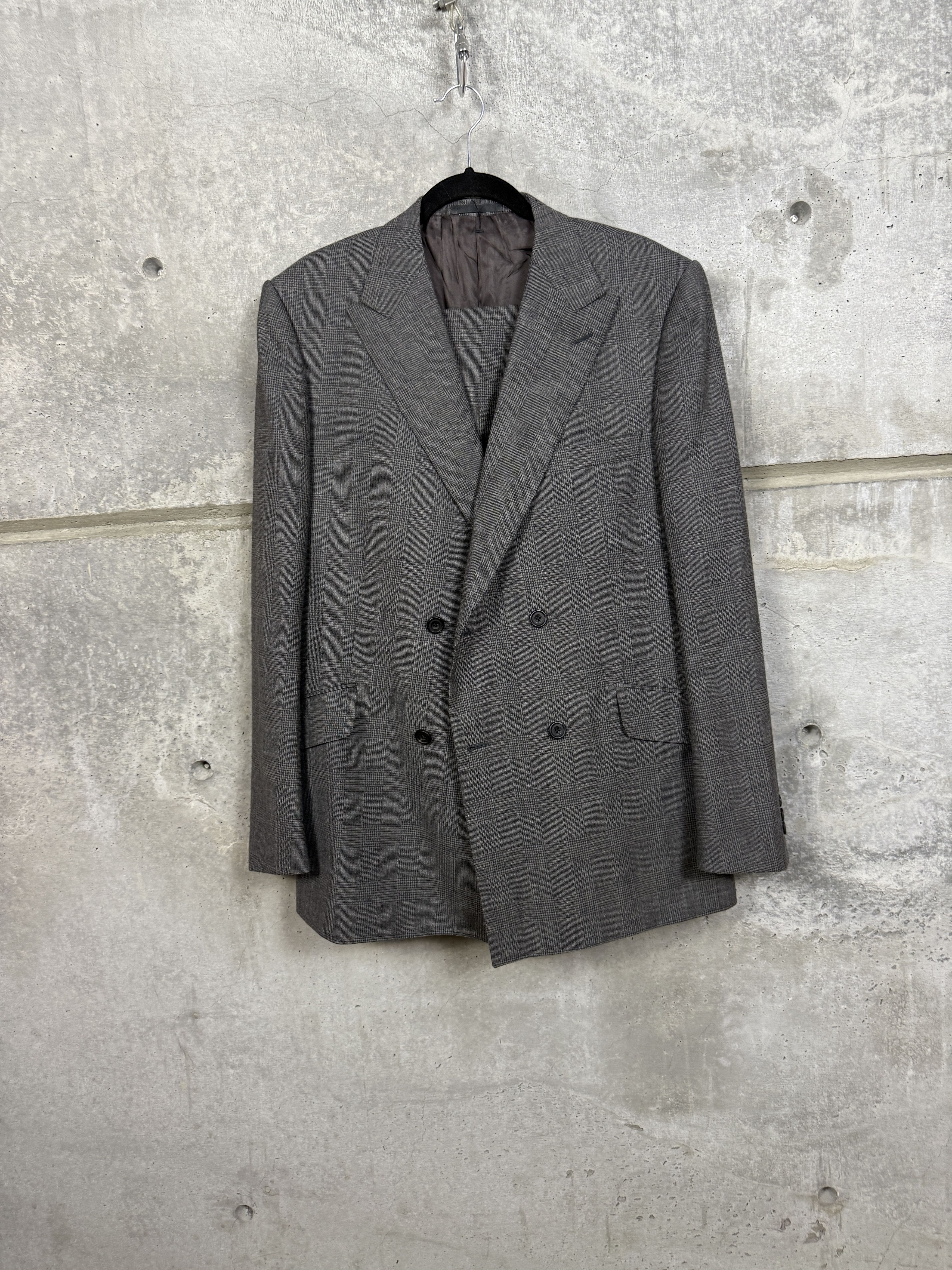 Kingsman Kingsman Gray Wool Suit Size 52R - 2 Thumbnail