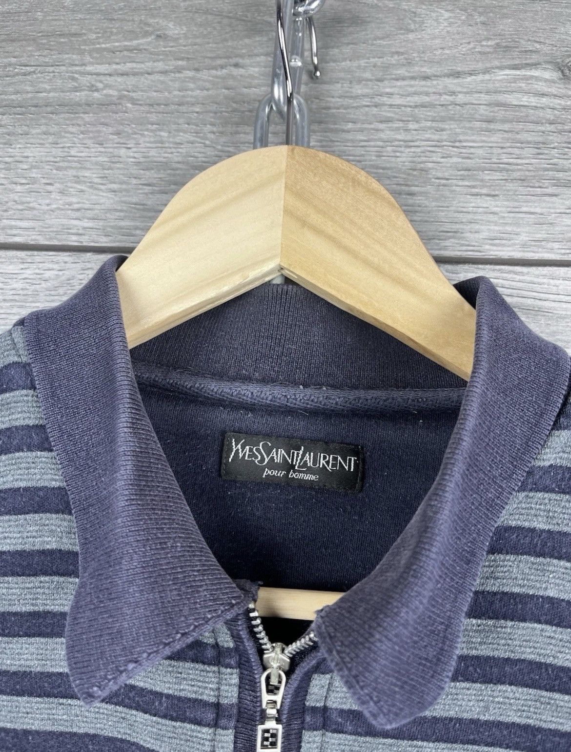 Yves Saint Laurent Yvest Saints Lauren 1/3 Zip size L Vintage Men’s Size US L / EU 52-54 / 3 - 3 Thumbnail