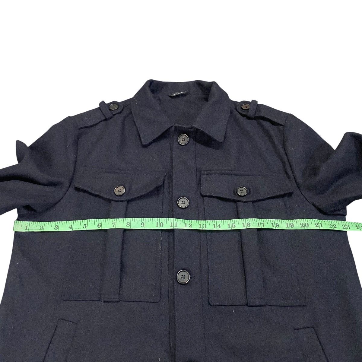 Designer Gazzarrini Wool Boxy Short Coat Button Jacket Size 50 Size US M / EU 48-50 / 2 - 11 Thumbnail