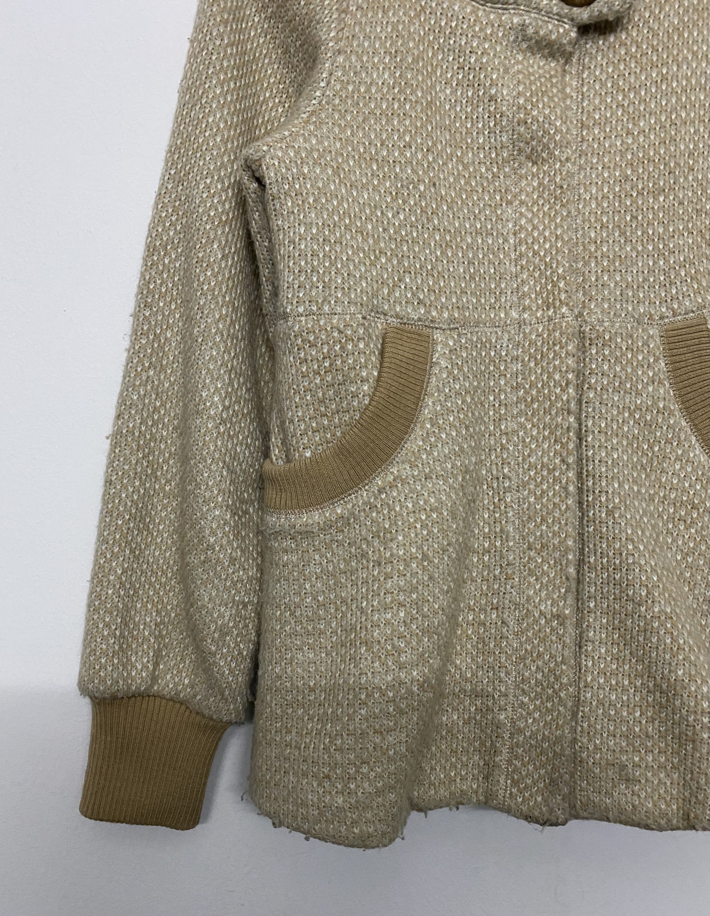 Tsumori Chisato TSUMORI CHISATO Wool Blend Stand Collar Cardigan Jacket Size S / US 4 / IT 40 - 6 Thumbnail