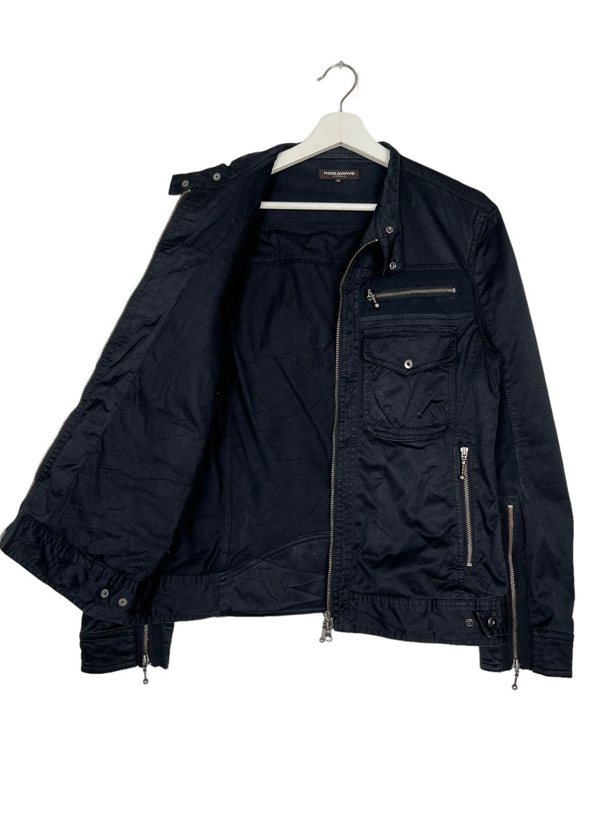 HIDEAWAYS × Japanese Brand 🔥 HIDEAWAY BY NICOLE RIDERS MOTO JACKET Size US M / EU 48-50 / 2 - 9 Thumbnail