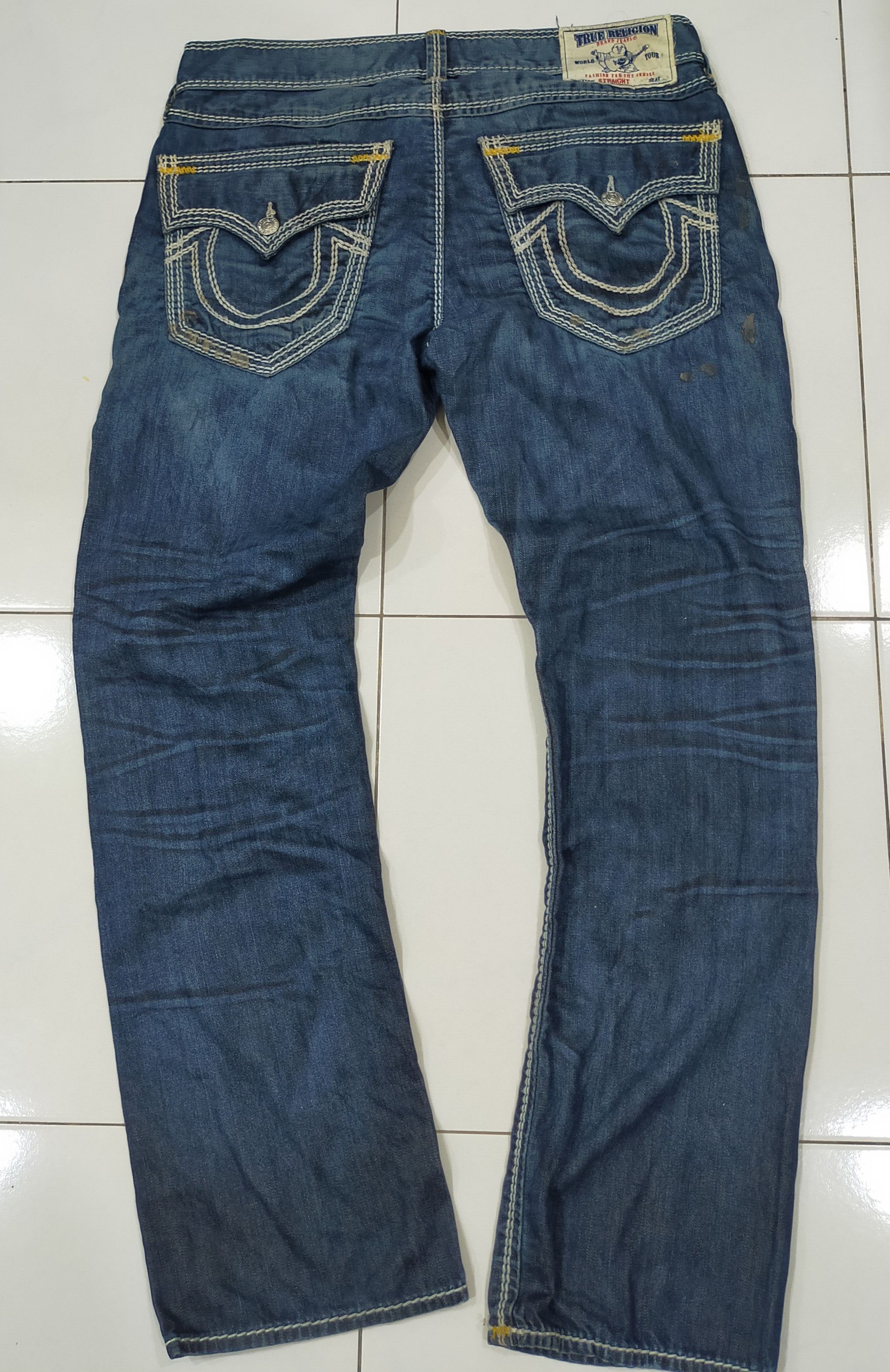 image of True Religion Offer Me! True Religon Denim Jeans in Blue Denim, Men's (Size 37)