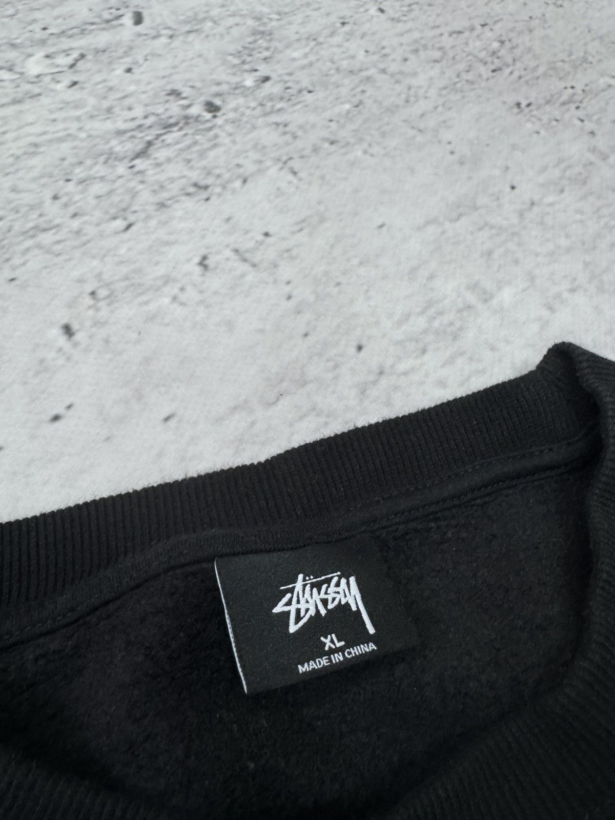 Stussy × Vintage STUSSY CENTER HAFT LOGO OVERSIZE BAGGY FIT SWEATSHIRT Size US XL / EU 56 / 4 - 5 Thumbnail