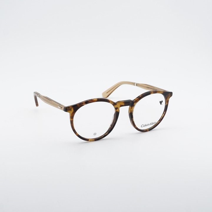 Calvin Klein Calvin Klein CK23515 240 Eyeglasses Havana/Light Brown 50mm Size ONE SIZE - 7 Thumbnail