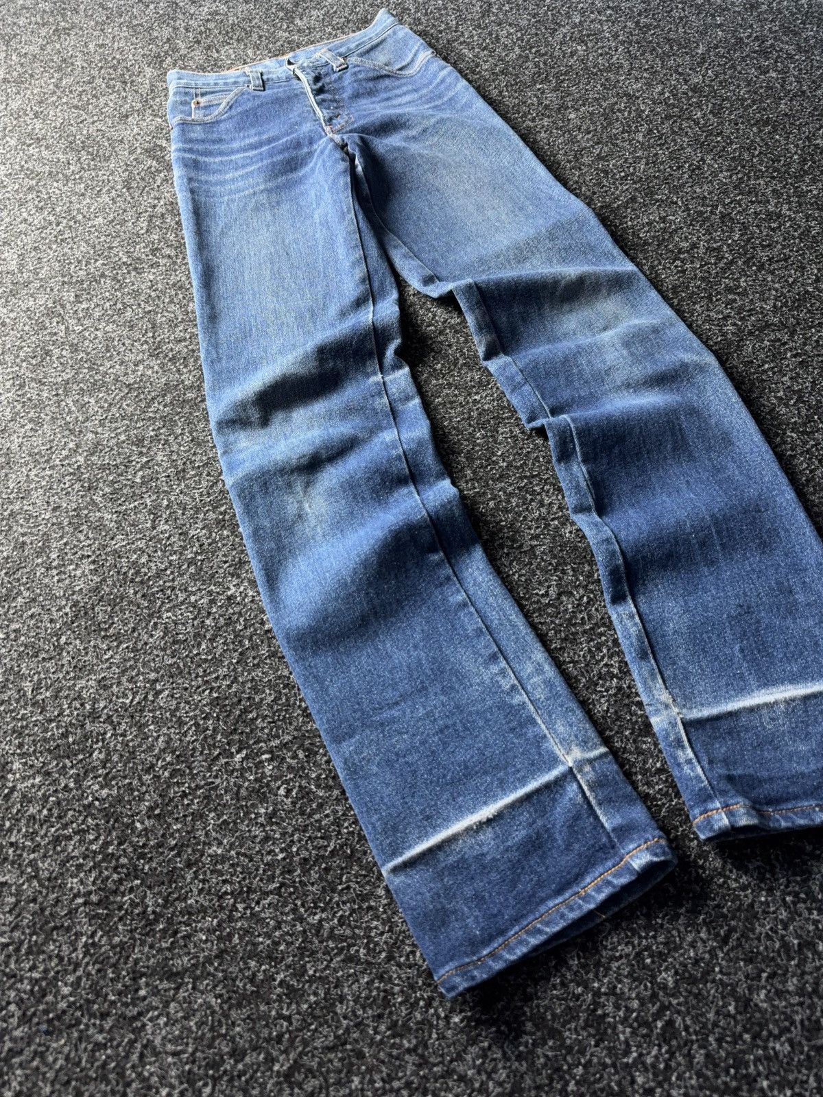 Levi's × Levi's Vintage Clothing × Vintage Vintage 90s Levi’s Zip Skinny Denim Jeans Size 25" / US 0 / IT 36 - 2 Thumbnail
