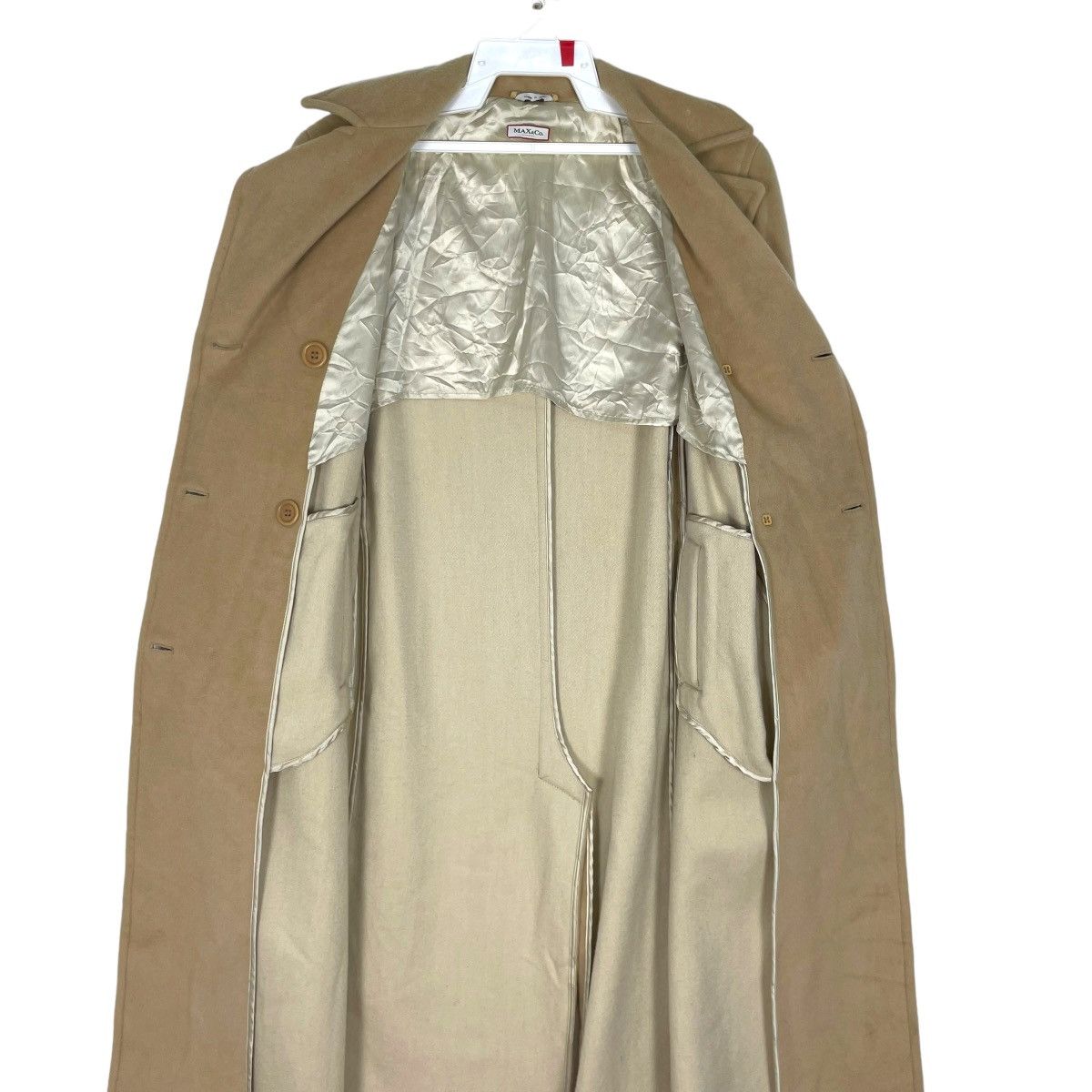 Max Mara Vintage Max Mara Max&Co Trench Coat Long Jacket Size S / US 4 / IT 40 - 11 Thumbnail