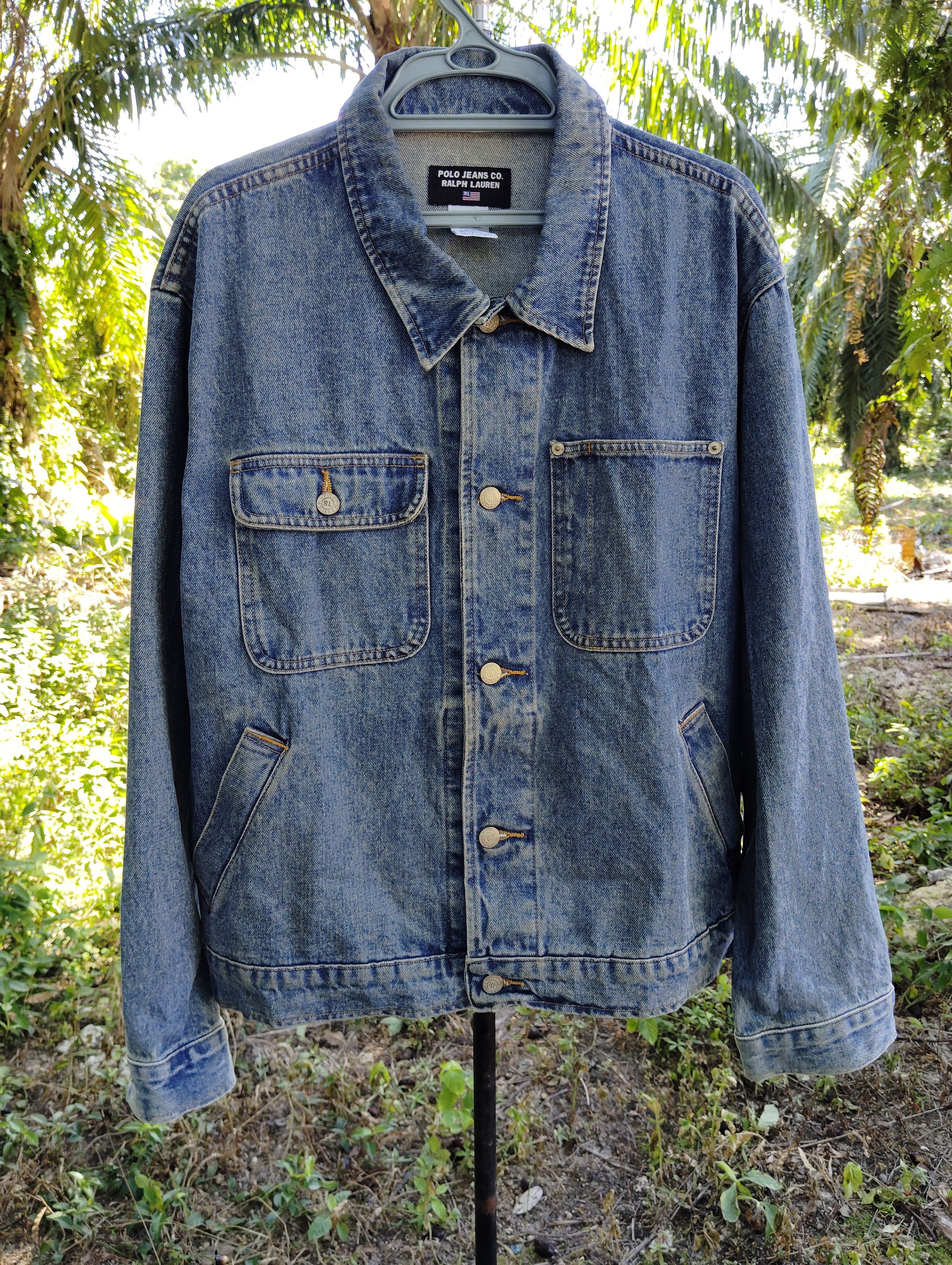 Ralph Lauren × Vintage VINTAGE RALPH LAUREN DENIM JACKET Size US L / EU 52-54 / 3 - 1 Thumbnail