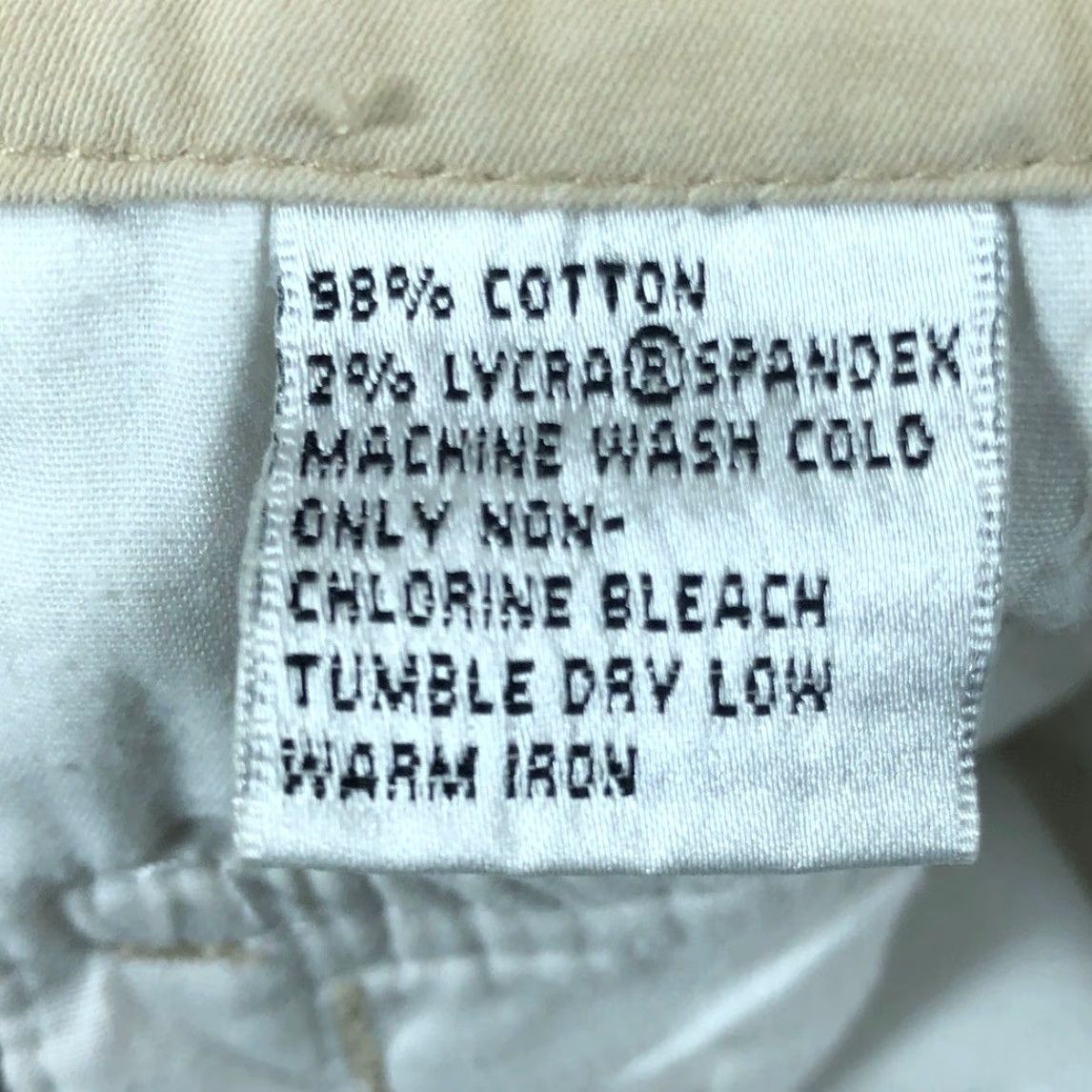 Talbots VINTAGE Talbots Pants Khakis Tan High Rise Straight Leg 8 Womens Stretch Pockets Tailored Workwear Casual Size 30" / US 8 / IT 44 - 5 Thumbnail