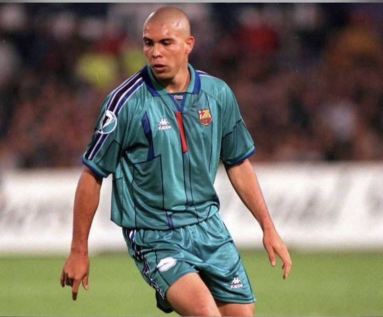 Other Vintage 1995/97 Barcelona #9 Ronaldo Jersey Blockcore | Grailed