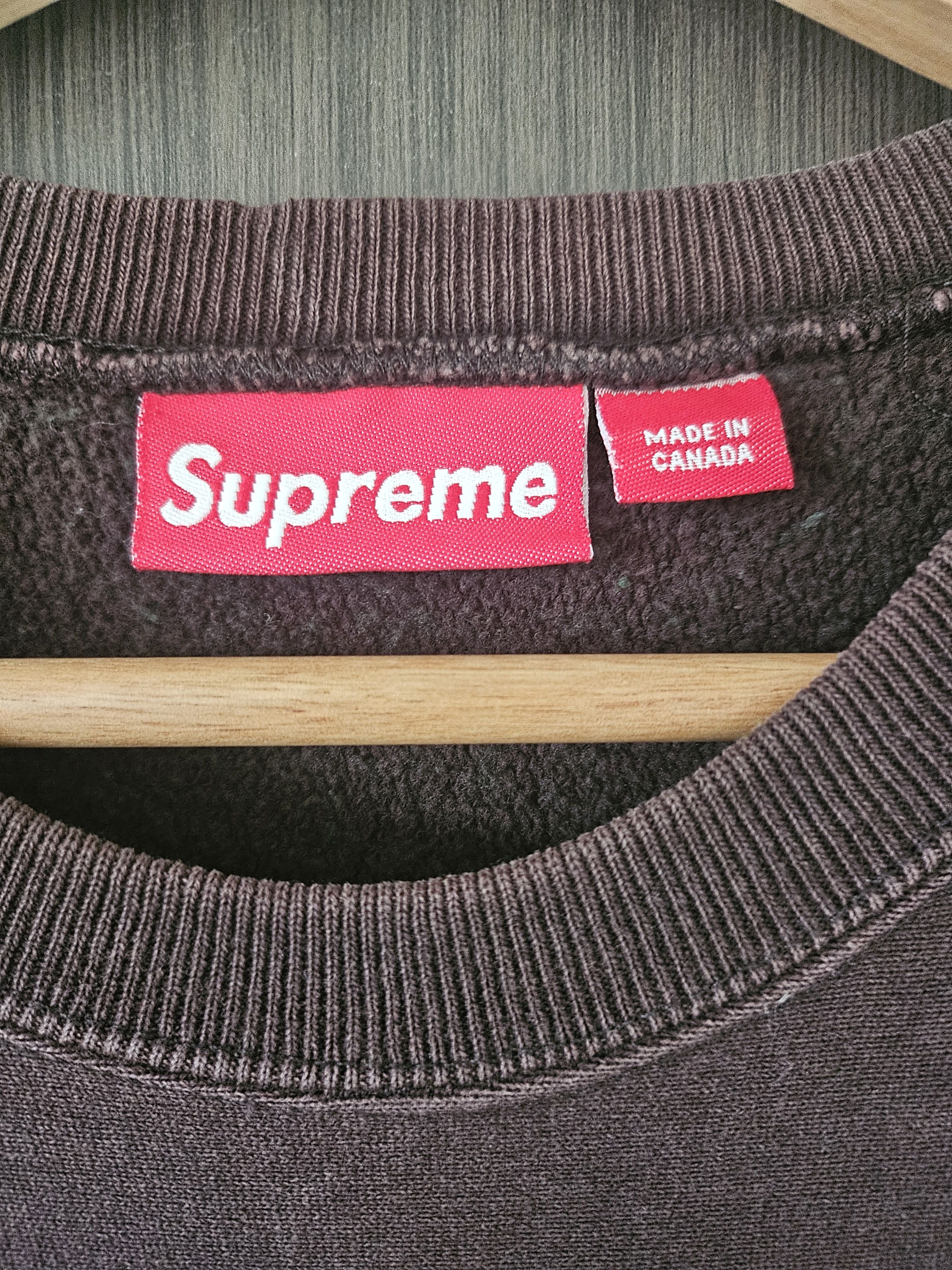 Supreme Crewneck Supreme S Big Logo Vintage 90' Size US L / EU 52-54 / 3 - 4 Thumbnail