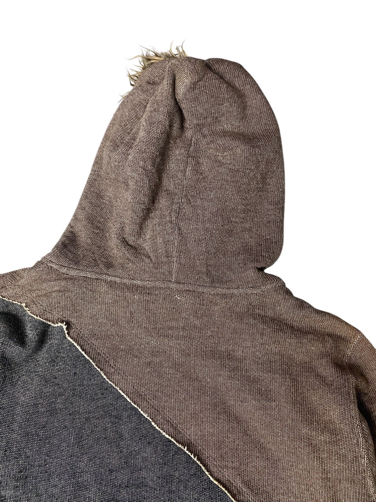 Le Grande Bleu (L.G.B.) 2000's Kittle 3 Tone Fur Hoodie Size US M / EU 48-50 / 2 - 8 Thumbnail