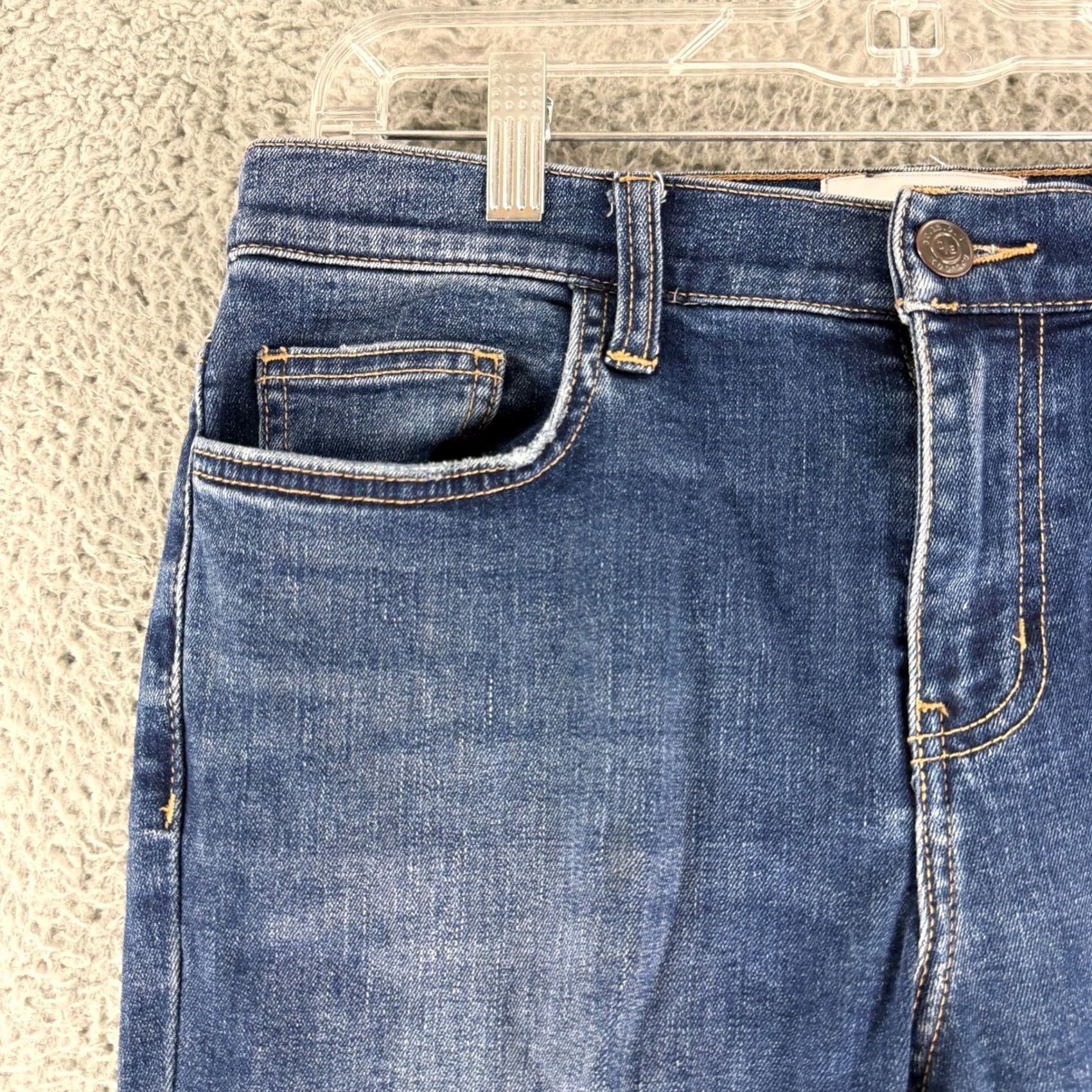 Vintage Current Elliott Jeans Skinny 28 Women Medium Wash Denim 5-Pocket Stretch Sleeves? Size 28" / US 6 / IT 42 - 2 Thumbnail