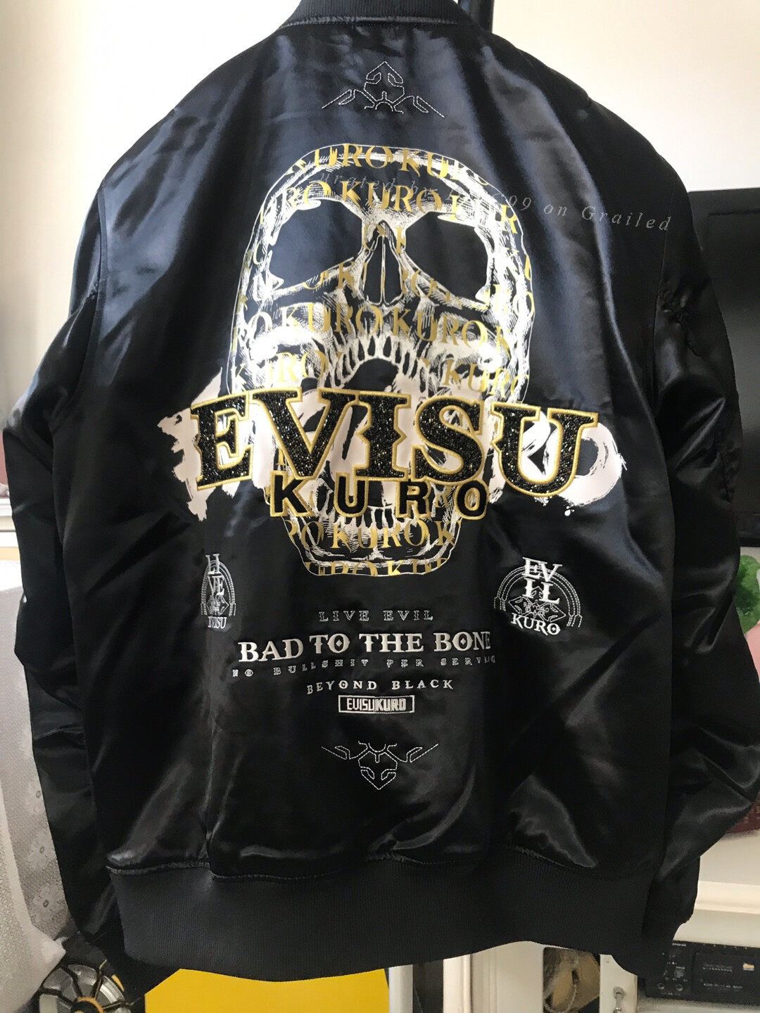 Evisu Evisu Men's Embroidered Skull Jacket Size US L / EU 52-54 / 3 - 1 Thumbnail