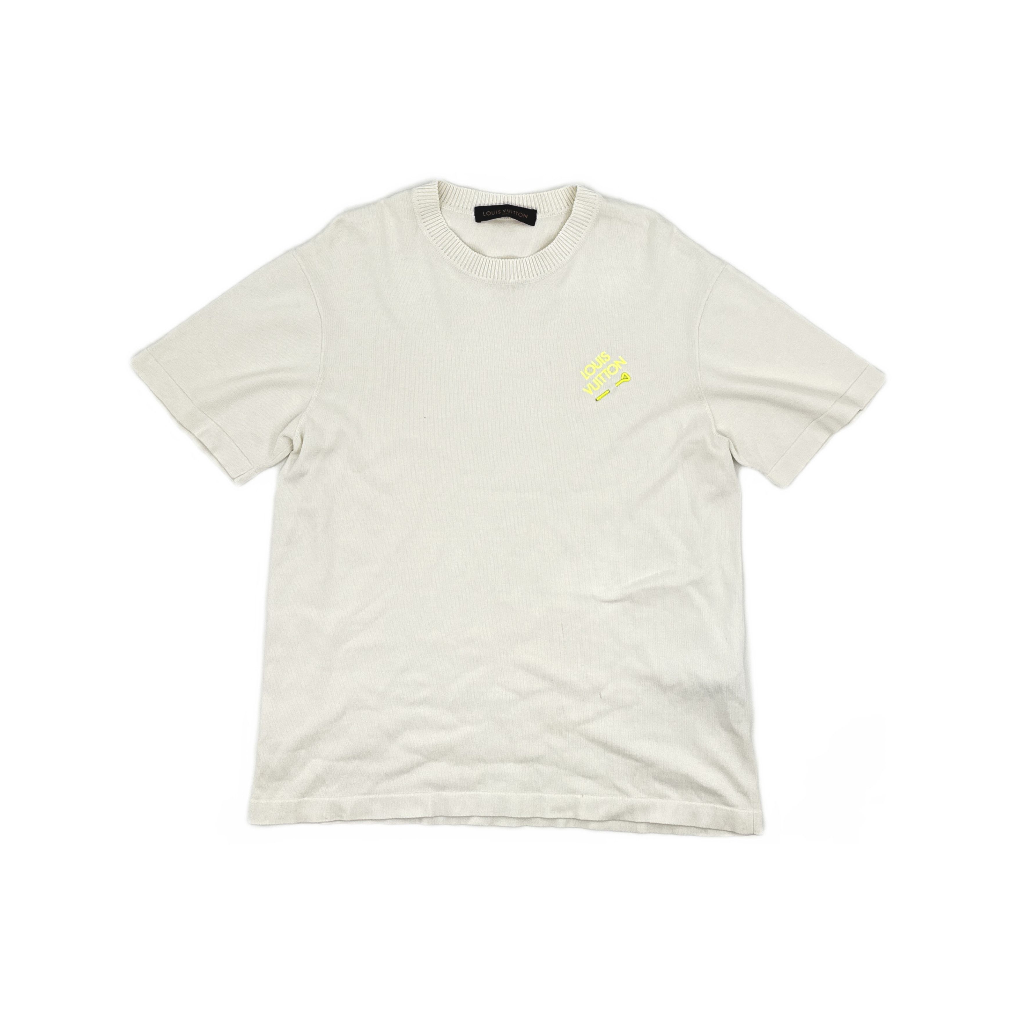 Louis Vuitton Louis Vuitton Logo Embroidered T-Shirt L Size US L / EU 52-54 / 3 - 1 Thumbnail