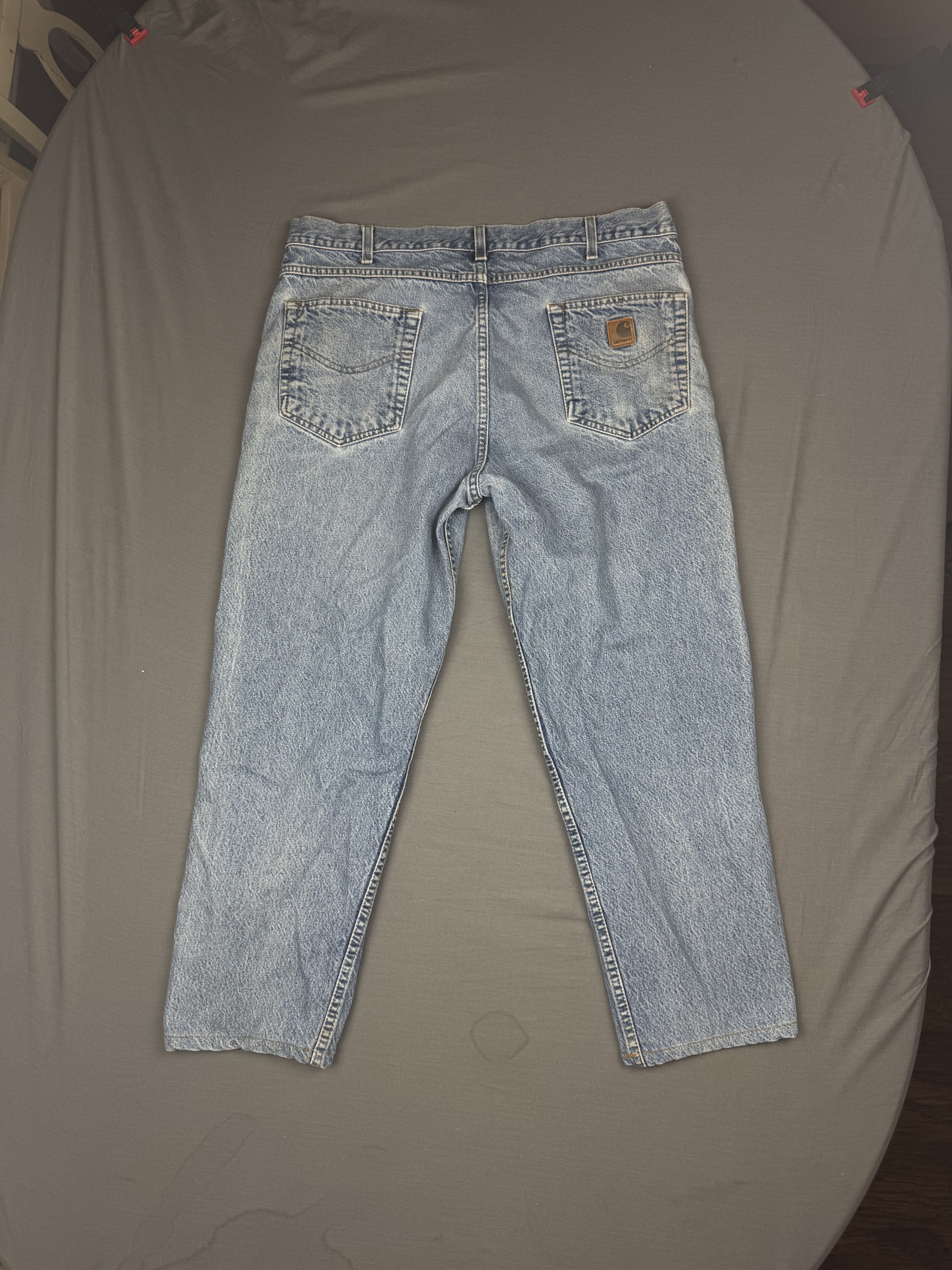 Carhartt Vintage Carhartt Jeans 36x28 Relaxed Fit Denim Distressed Size US 36 / EU 52 - 1 Thumbnail