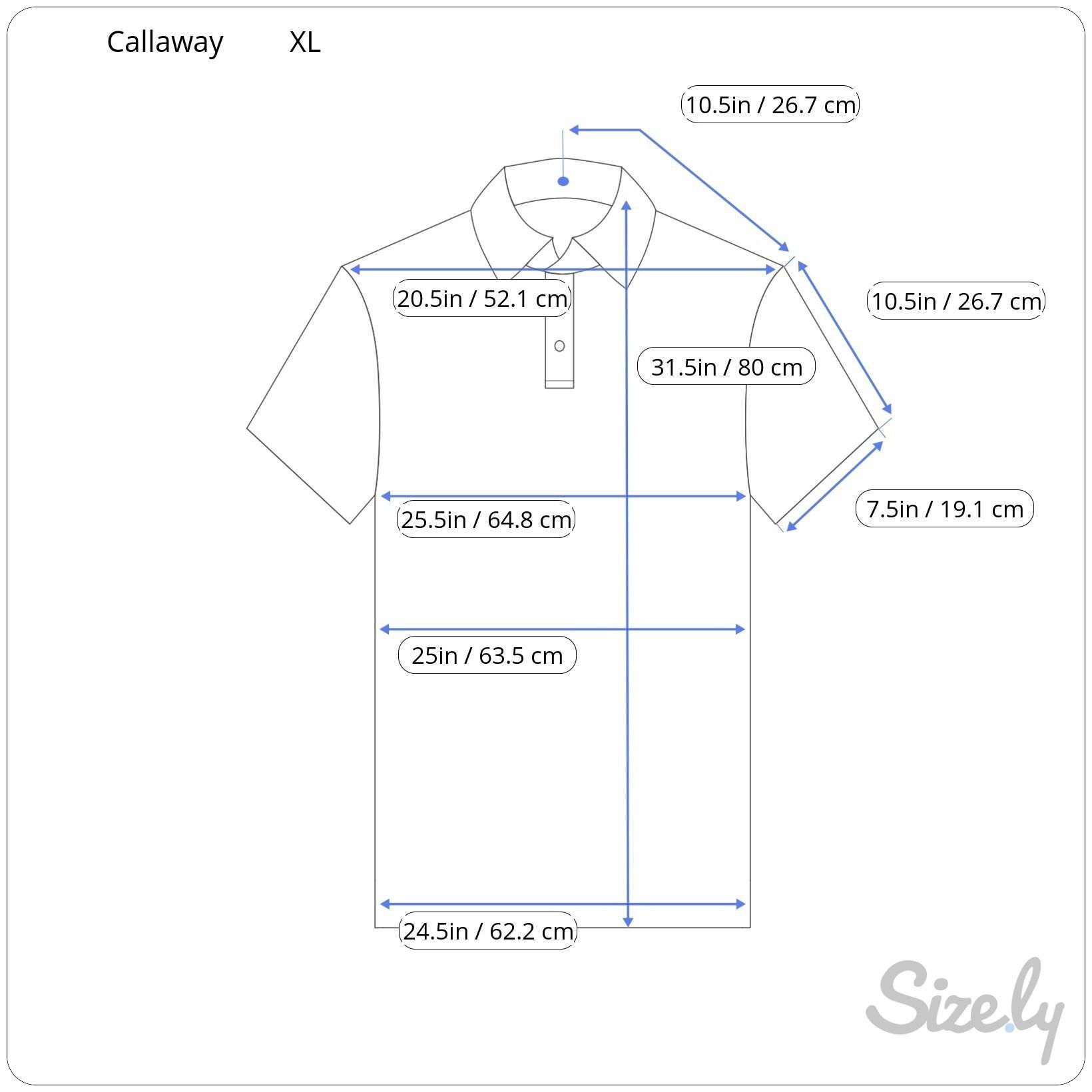 Callaway Callaway Mens XL Petit Four Heather Polo Shirt Blue Striped Size US XL / EU 56 / 4 - 2 Thumbnail