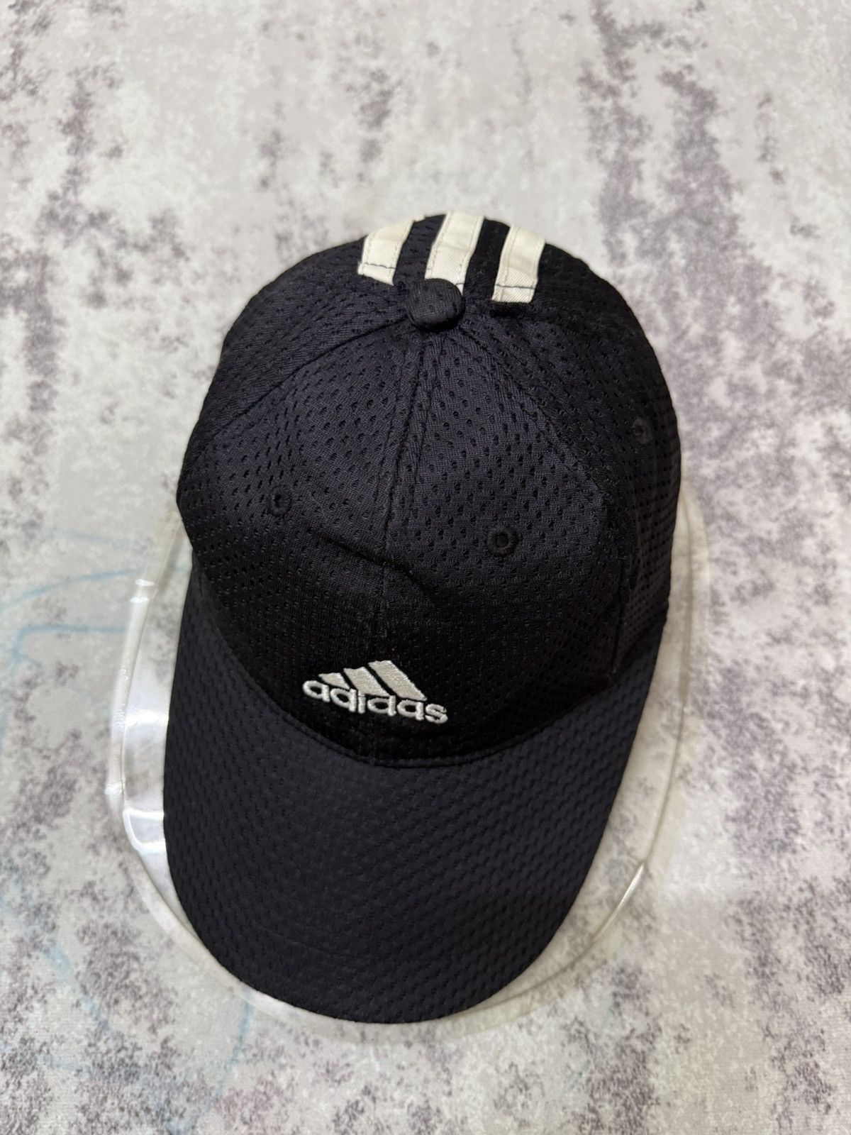Adidas Vintage Adidas Velcro Running Cap Size ONE SIZE - 5 Thumbnail