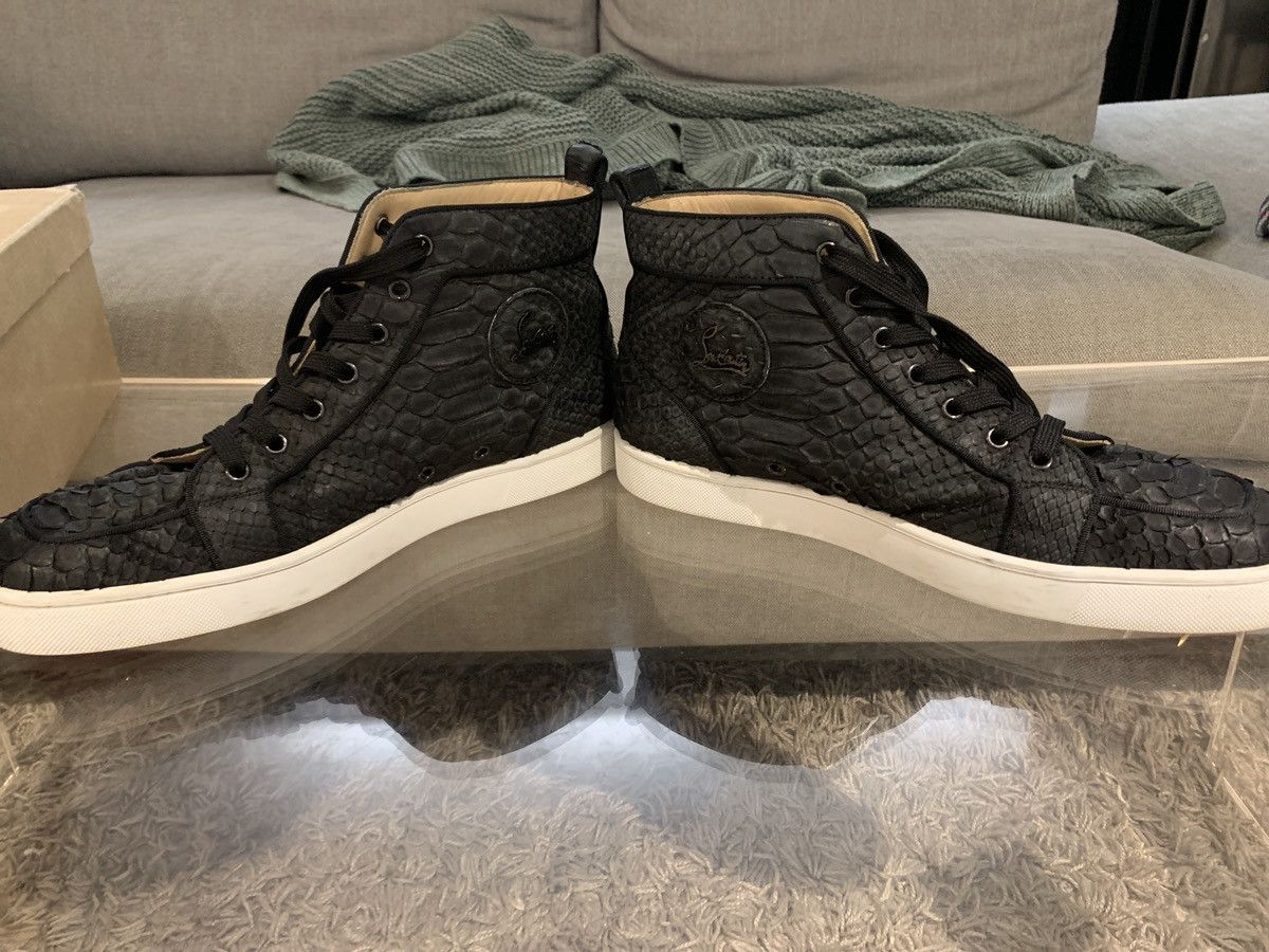 Christian Louboutin Rantus Orlato Python Sneakers - Main Image