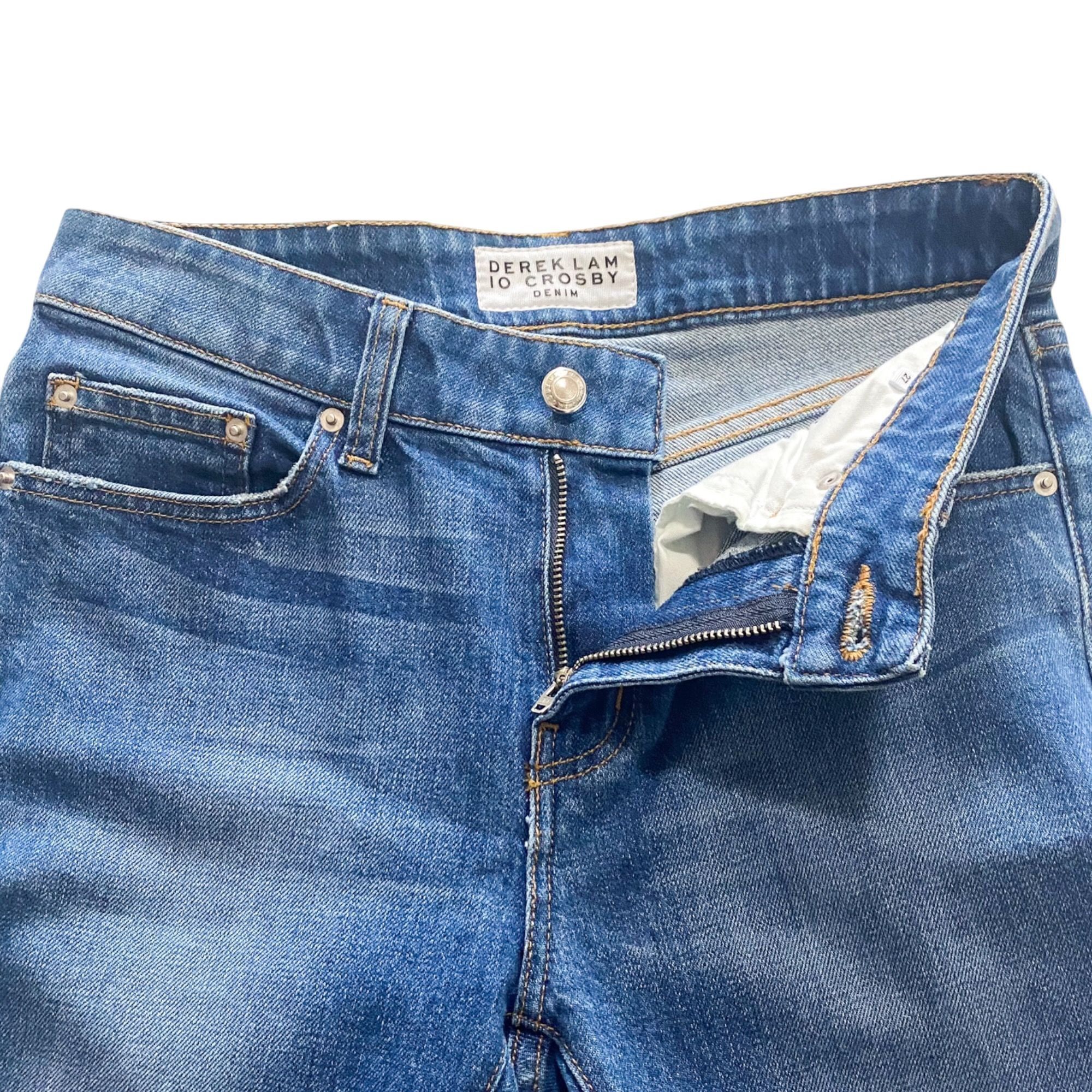 Derek Lam 10 Crosby Derek Lam 10 Crosby Mid Rise Authentic Devi Skinny Blue Jean Size 27" / US 4 / IT 40 - 11 Thumbnail