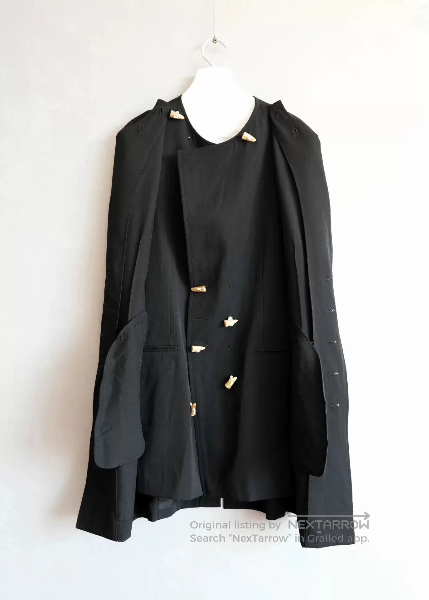 Yohji Yamamoto black double. Size US M / EU 48-50 / 2 - 3 Thumbnail