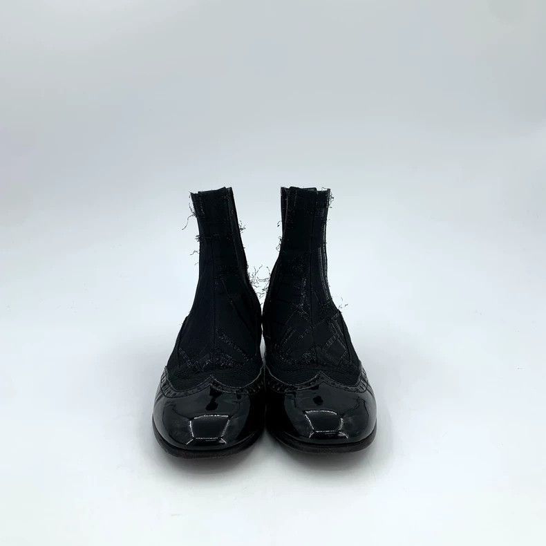 Chanel Black Woven Chelsea Boots from Chanel -2505 Size US 7.5 / EU 40-41 - 3 Thumbnail