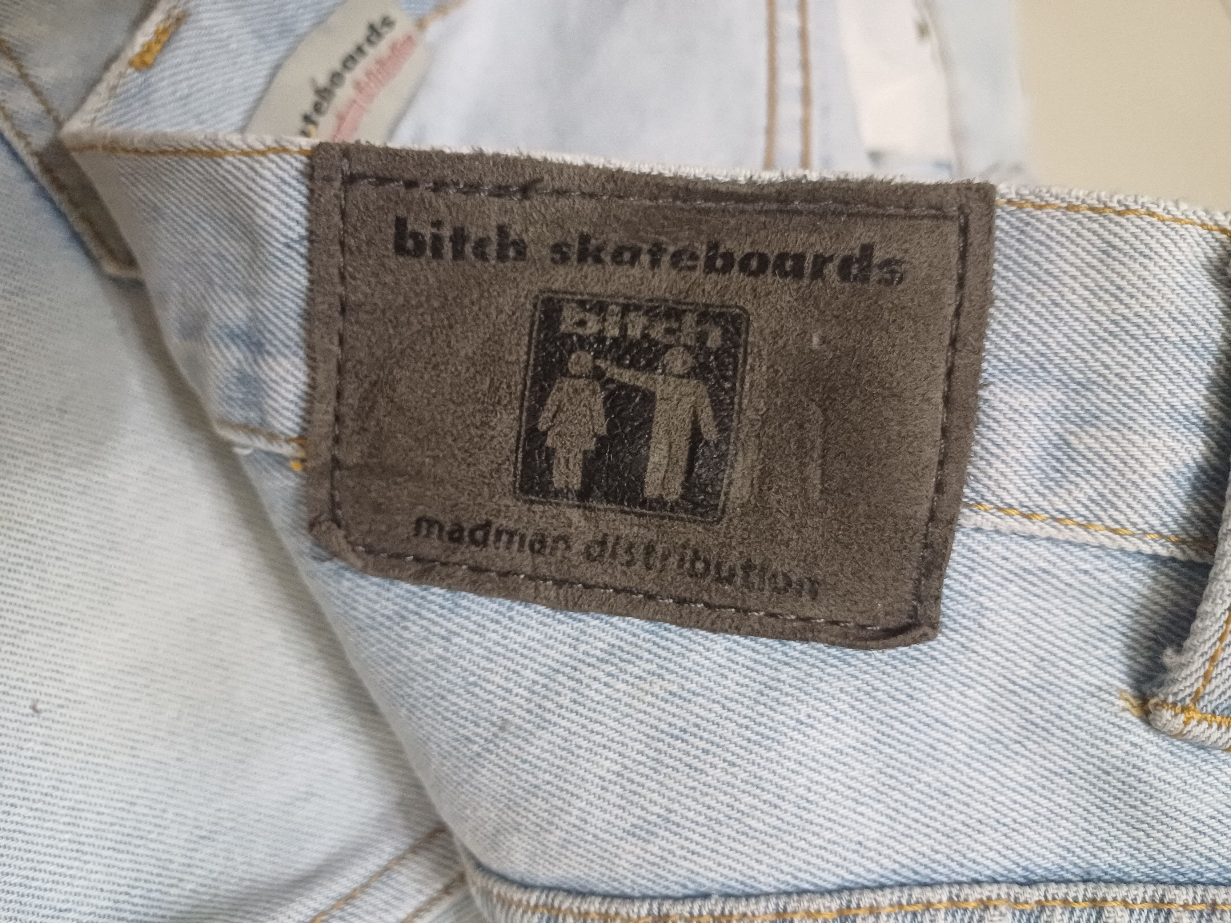 JNCO Vintage y2k/ 90s BITCH SKATEBOARDS baggy jeans Size US 30 / EU 46 - 14 Thumbnail