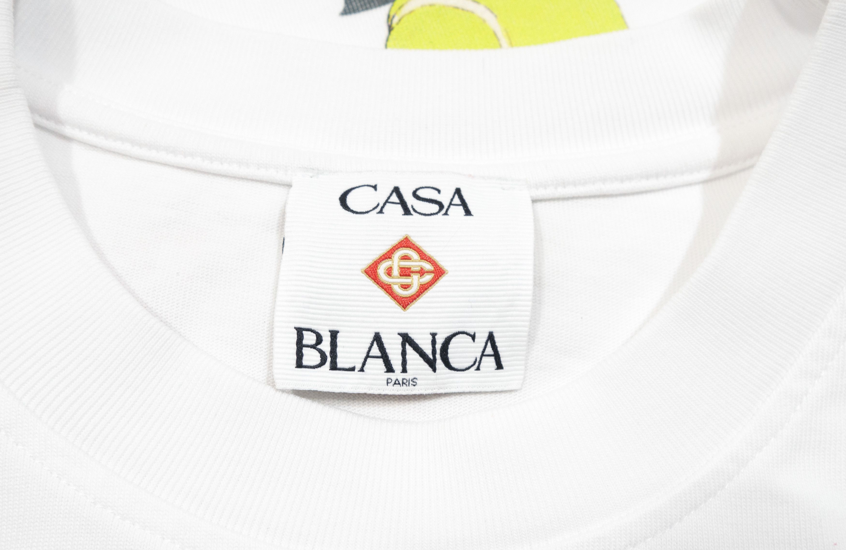 Casablanca Le Triomphe De Tennis Logo T-Shirt Size US M / EU 48-50 / 2 - 9 Thumbnail