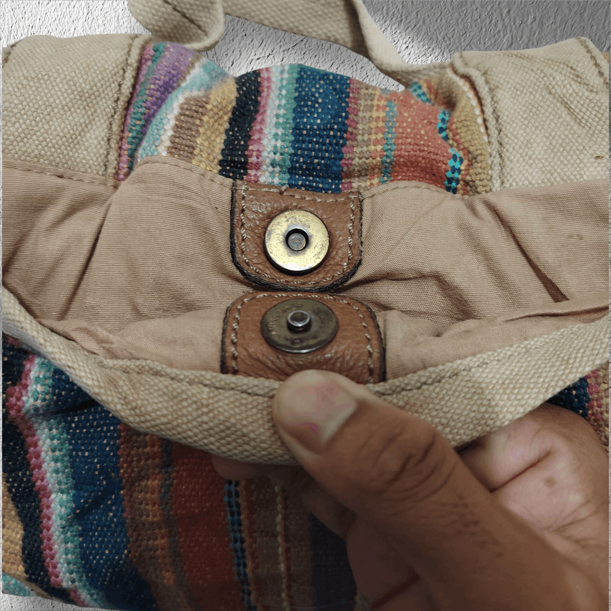 Fossil Rare Vtg Fossil Sling bag kapital Style Bag Size ONE SIZE - 9 Thumbnail