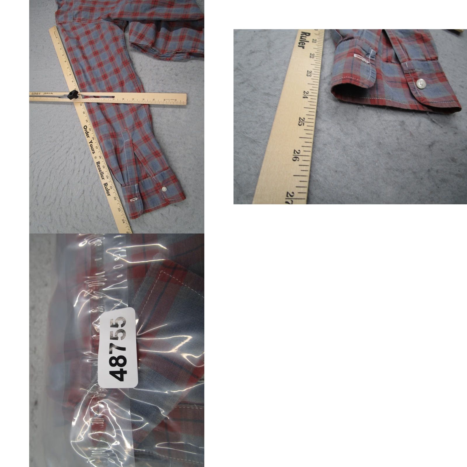 Frank & Eileen Frank & Eileen Shirt Women Small Blue Check Knit Button Up Made in USA Size S / US 4 / IT 40 - 8 Thumbnail