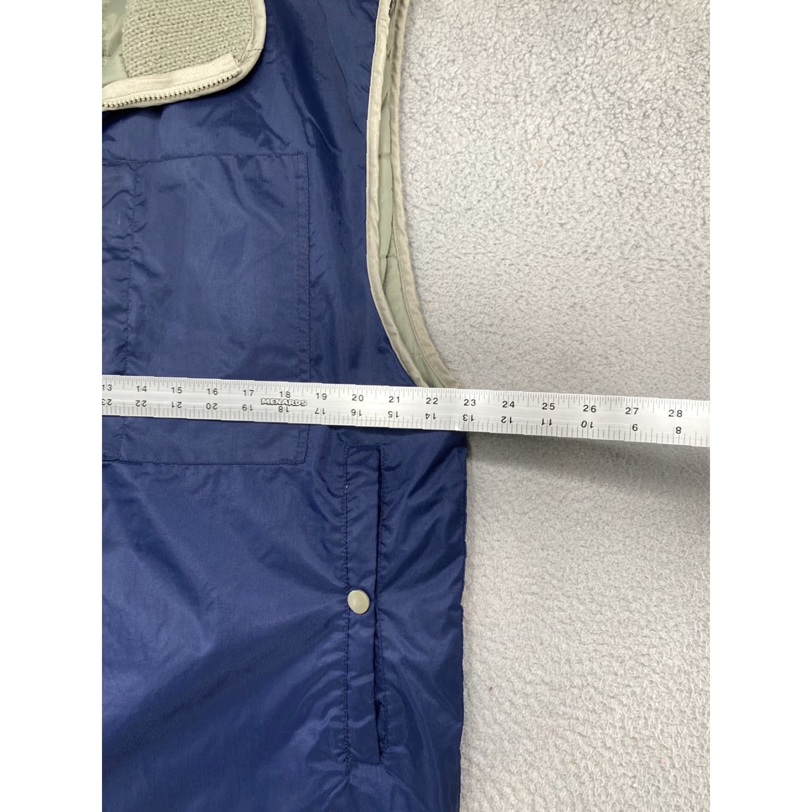Spalding VINTAGE Spalding Blue Nylon Insulated Full Zip Vest Mens Size Large Vest Size US L / EU 52-54 / 3 - 6 Thumbnail