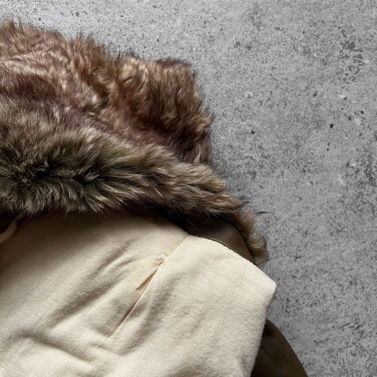 Leather × Patrizia Pepe Patrizia Pepe Lamb Leather Coat Jacket Sheepskin Fur Collar Size S / US 4 / IT 40 - 11 Thumbnail