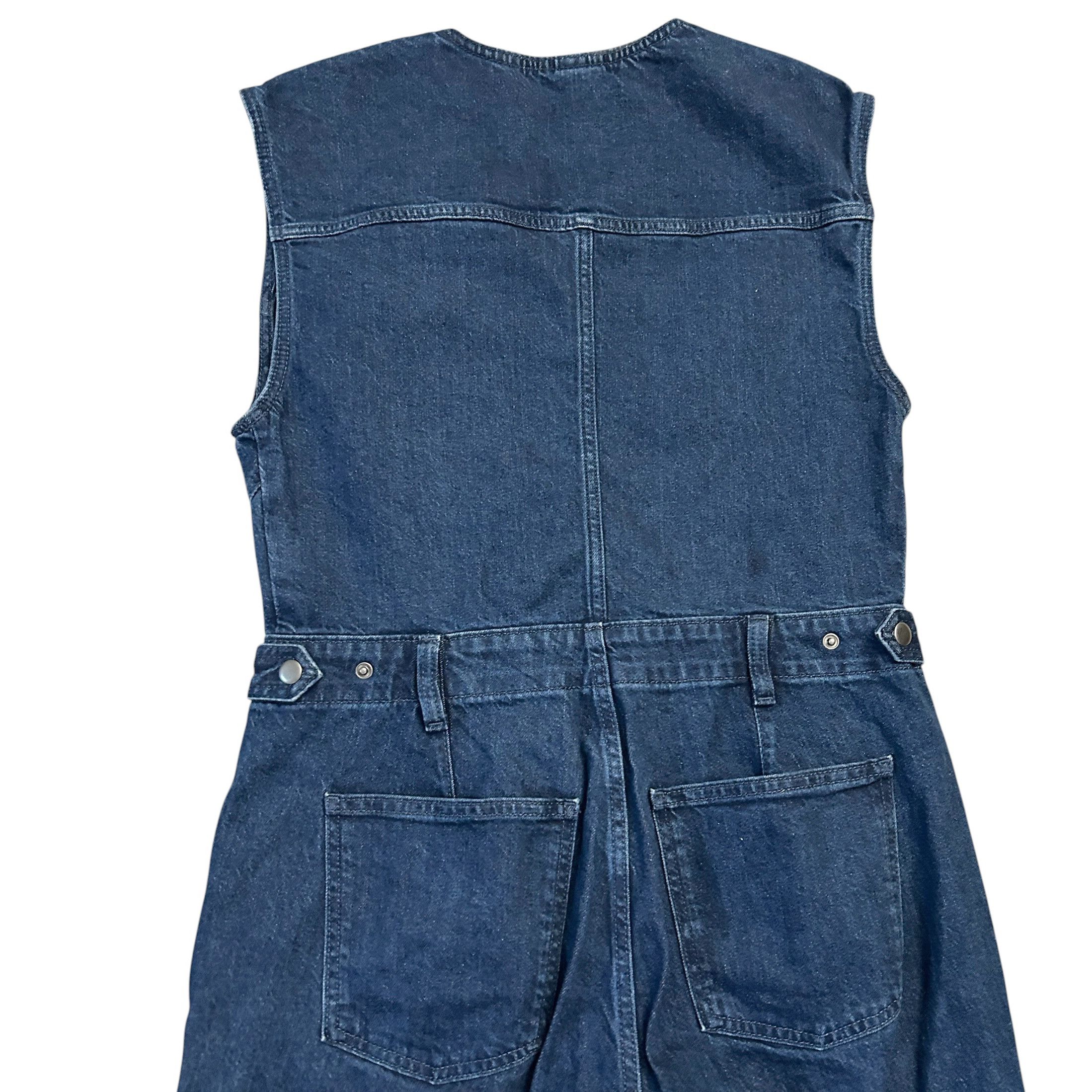 Other Universal Thread Women's Size 8 Tailored Denim Jean Jumpsuit Size 30" / US 8 / IT 44 - 6 Thumbnail