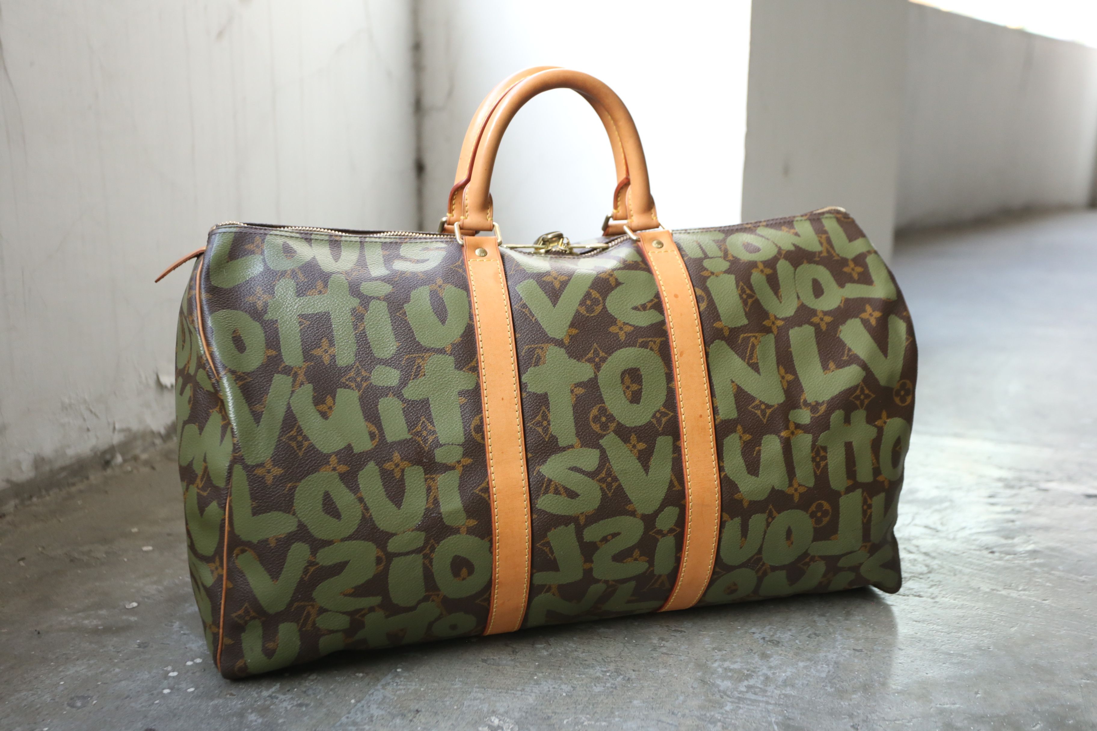 Louis Vuitton × Stephen Sprouse LV - Stephen Sprouse - MJ - S/S 01 - Graffiti Keepall 50 Size ONE SIZE - 2 Thumbnail