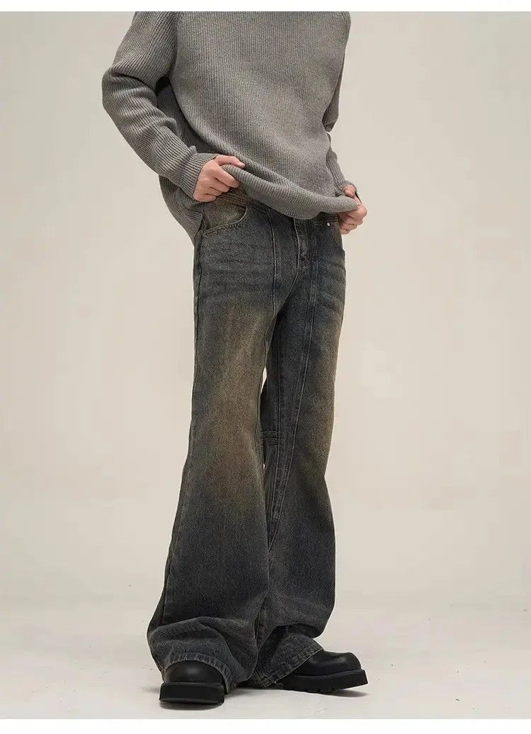 Japanese Brand Retro distressed washed jeans Size US 32 / EU 48 - 5 Thumbnail