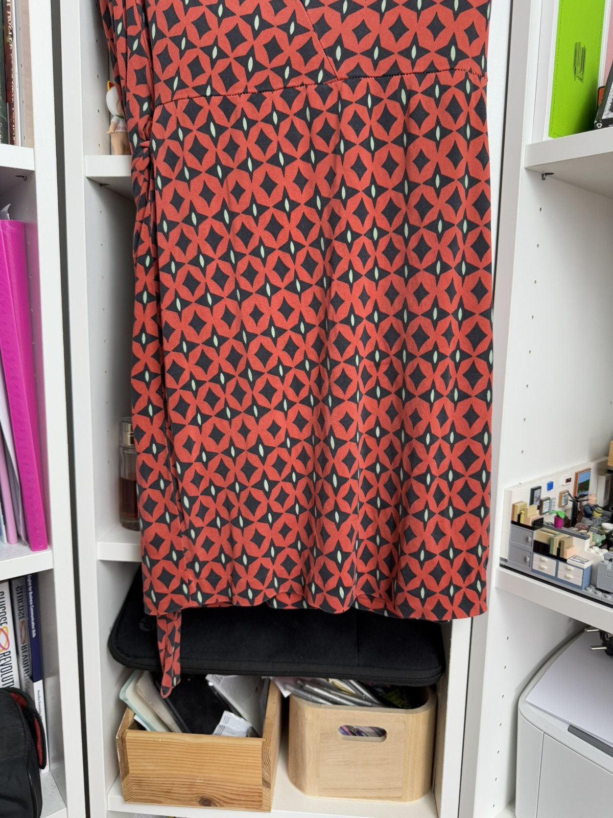 Designer × Diane von Furstenberg × Vintage Diane Von Furstenberg silk midi dress XS designer old money Size XS / US 0-2 / IT 36-38 - 5 Thumbnail
