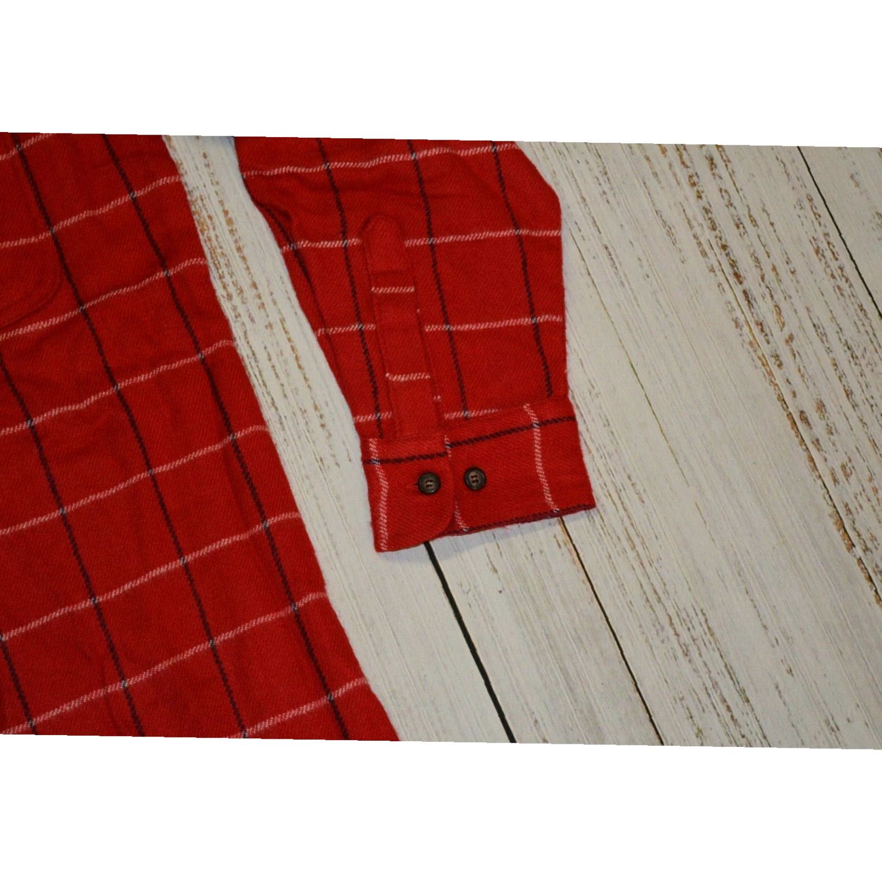 Rails VINTAGE Trail's End Flannel Button Up Shirt Red Plaid Mens L Acrylic Soft 80s 90s Size US L / EU 52-54 / 3 - 2 Thumbnail