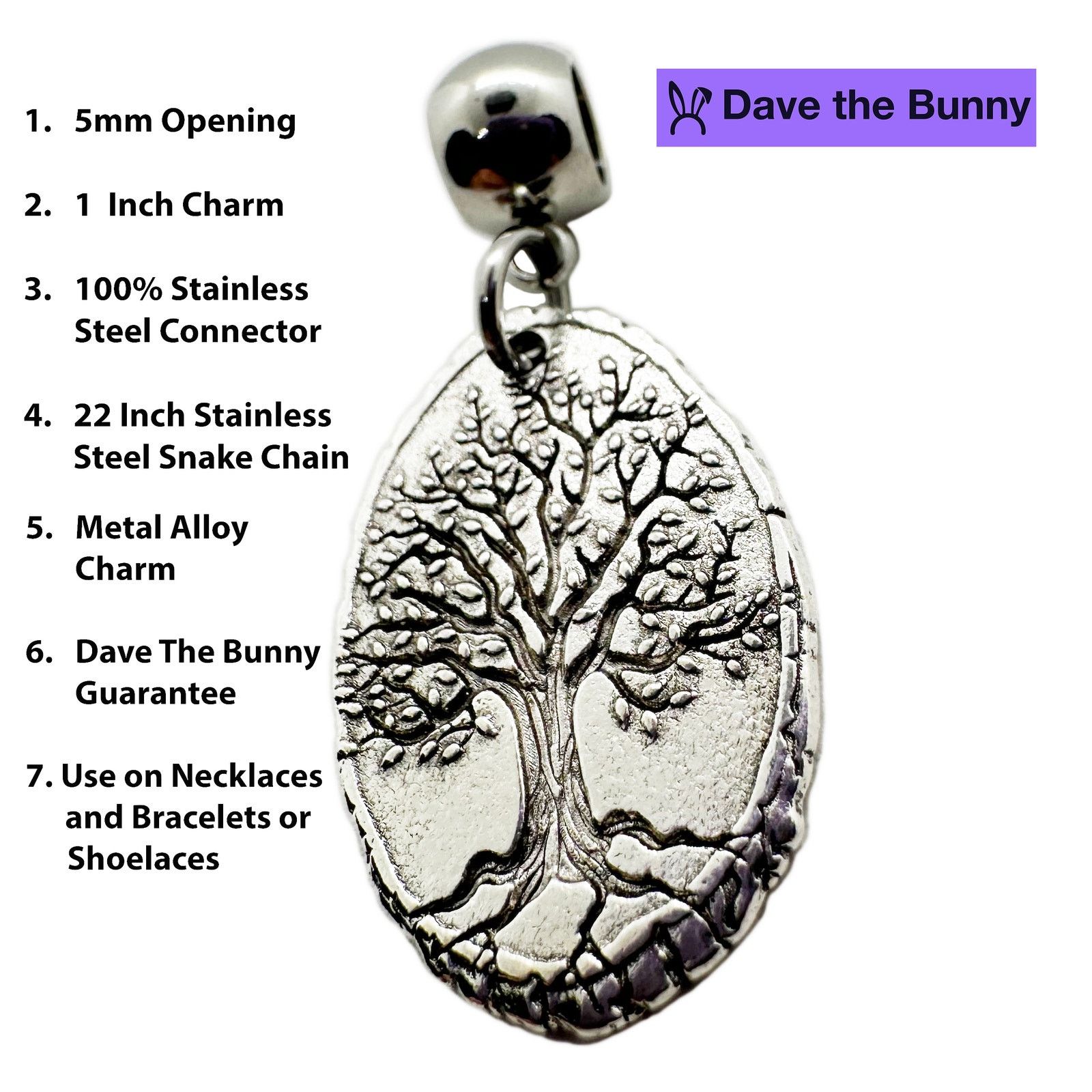 & Other Stories Tree of Life - Family Tree Charm Necklace Pendant Jewelry Size ONE SIZE - 2 Thumbnail