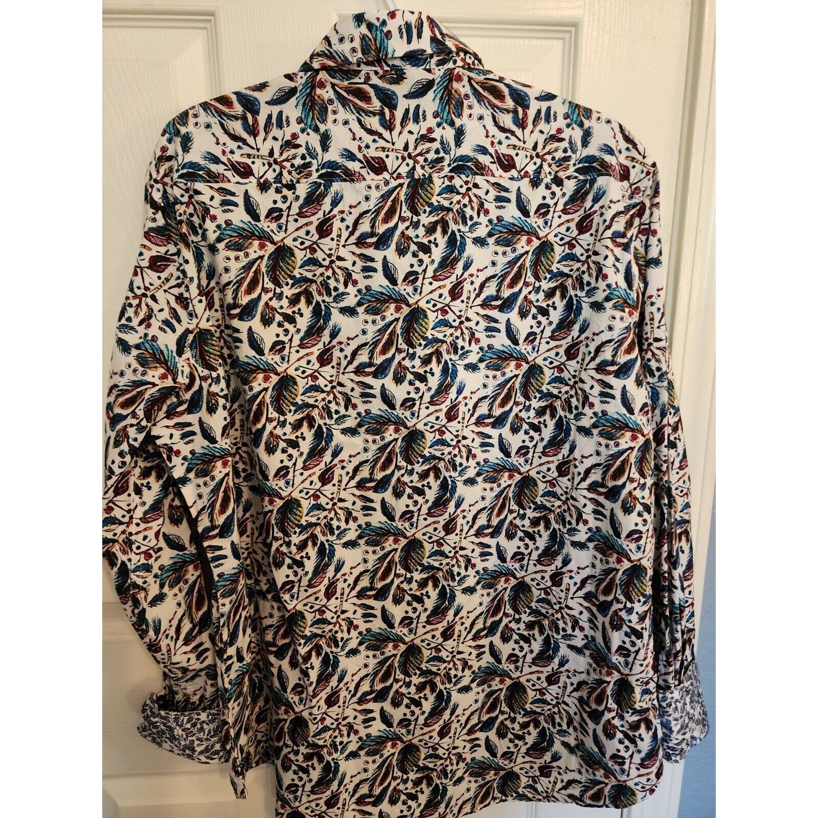 Robert Graham Robert Graham Men's Large Long Sleeve Button Up Shirt Size US L / EU 52-54 / 3 - 5 Thumbnail