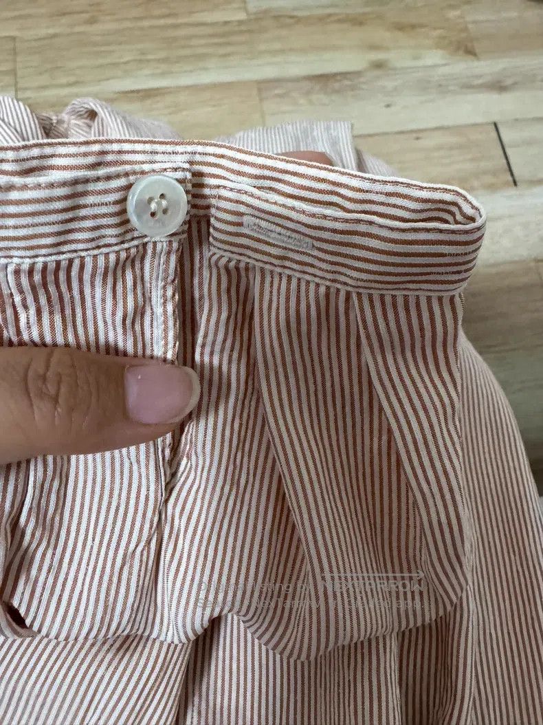 Hermes Hermes Silk shirt with special striped pattern design Size XXS / US 00 / IT 34 - 7 Thumbnail