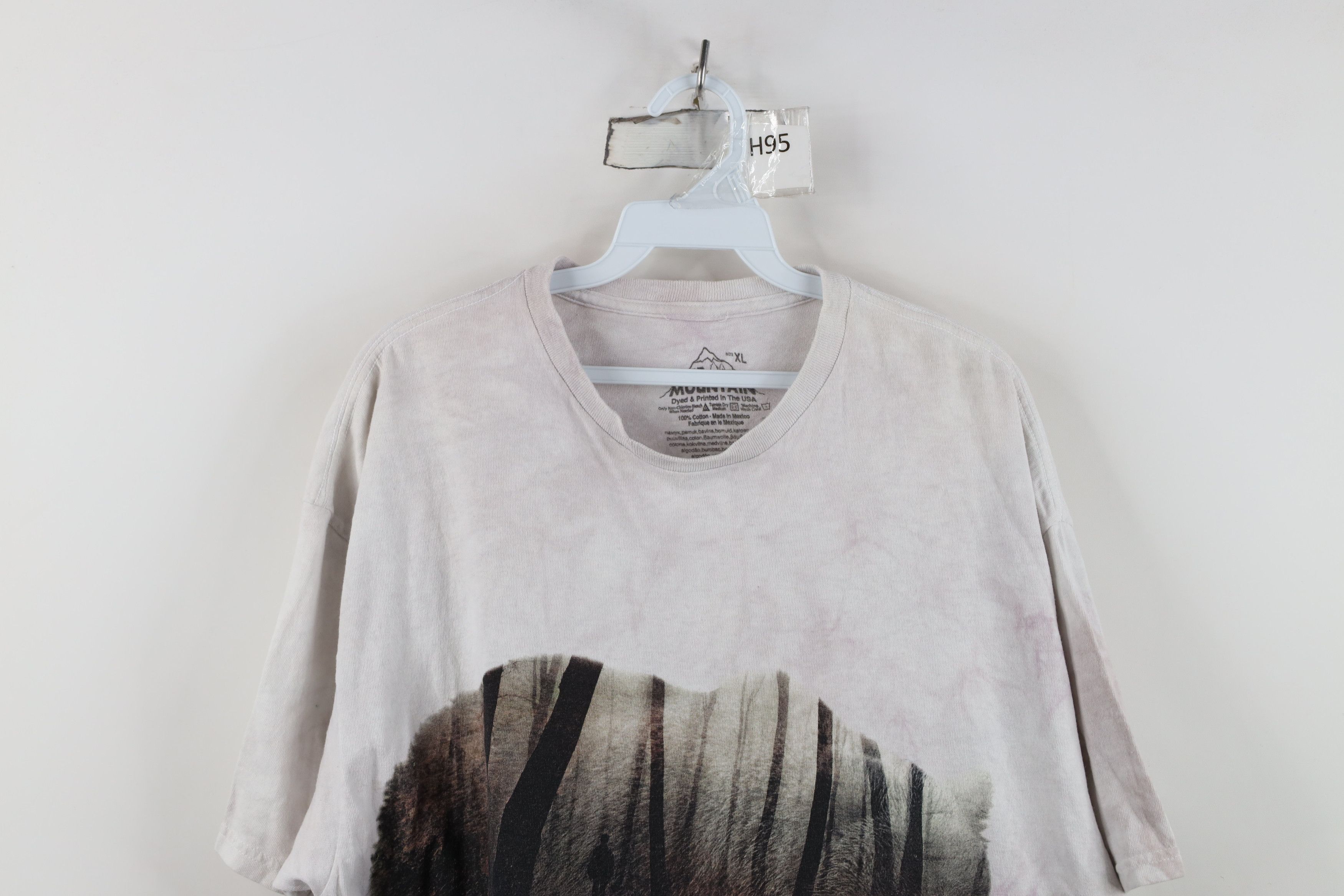 Vintage Vintage Y2K Streetwear Woods Bear Acid Wash T-Shirt Cotton Size US XL / EU 56 / 4 - 2 Thumbnail